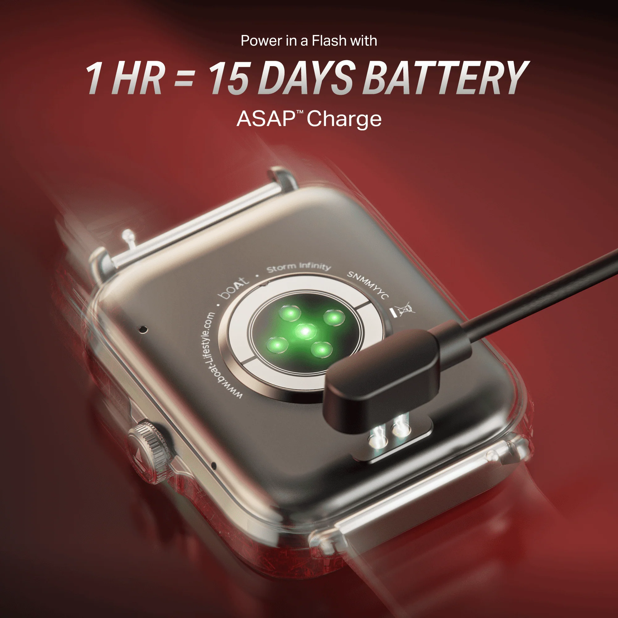 boAt Storm Infinity | Smartwatch with 1.83" HD Display, ASAP Charge, 15-Day Battery Life, Functional Crown, BT v5.4 - Image 21