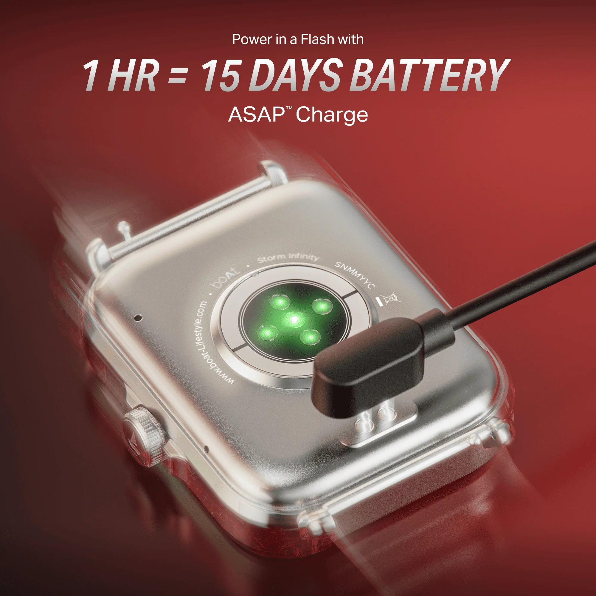 boAt Storm Infinity | Smartwatch with 1.83" HD Display, ASAP Charge, 15-Day Battery Life, Functional Crown, BT v5.4 - Image 26