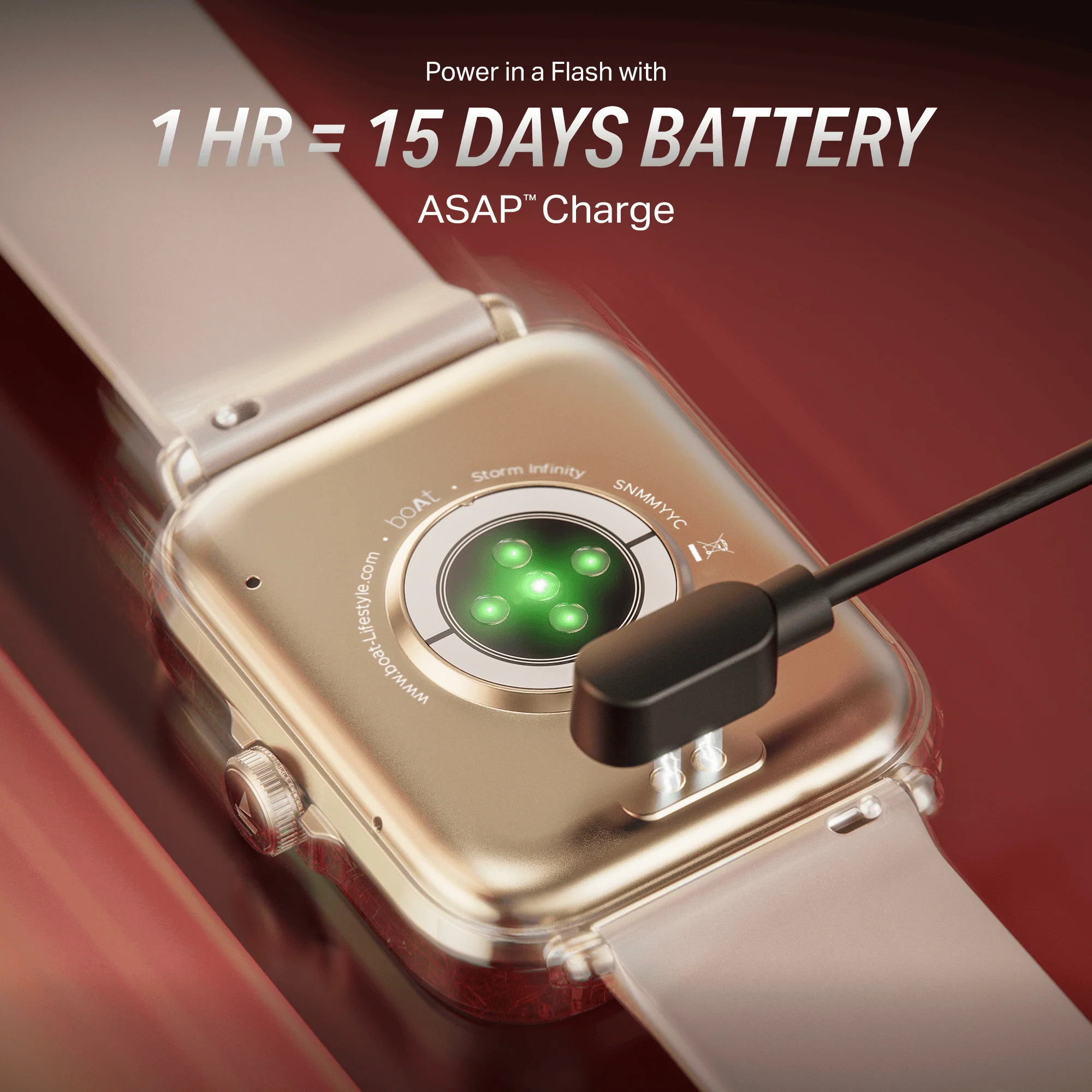 boAt Storm Infinity | Smartwatch with 1.83" HD Display, ASAP Charge, 15-Day Battery Life, Functional Crown, BT v5.4 - Image 42