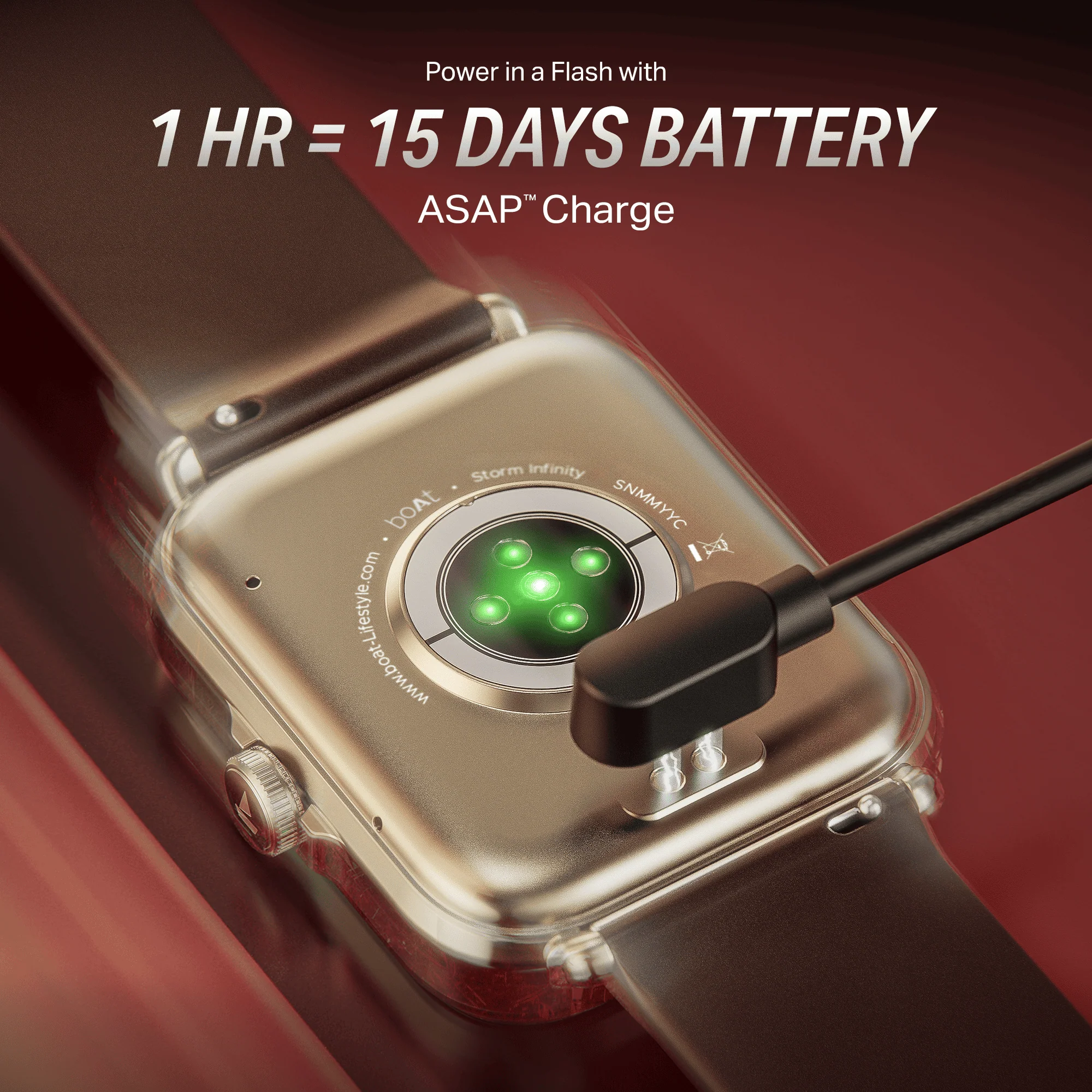 boAt Storm Infinity | Smartwatch with 1.83" HD Display, ASAP Charge, 15-Day Battery Life, Functional Crown, BT v5.4 - Image 52