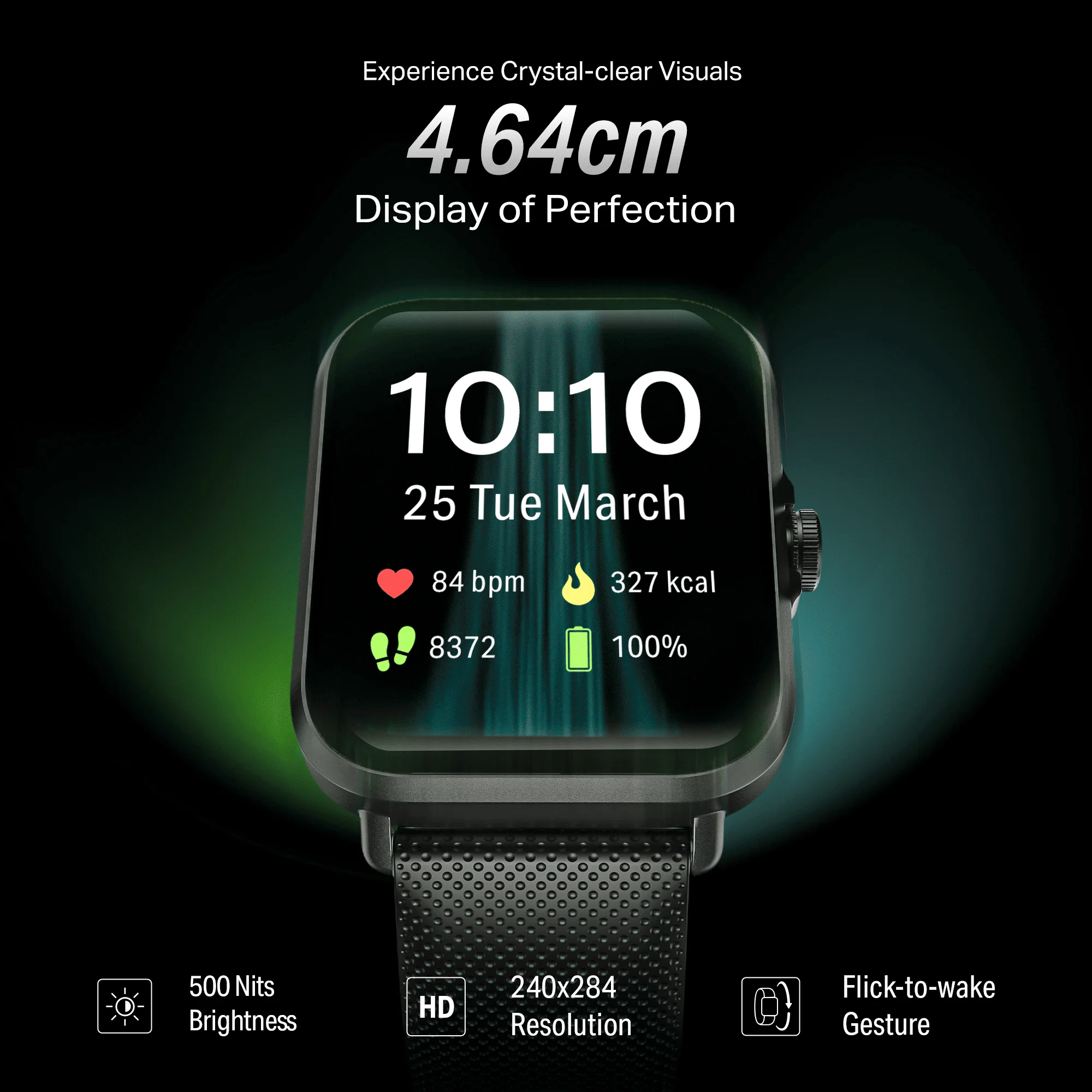 boAt Storm Infinity | Smartwatch with 1.83" HD Display, ASAP Charge, 15-Day Battery Life, Functional Crown, BT v5.4 - Image 9