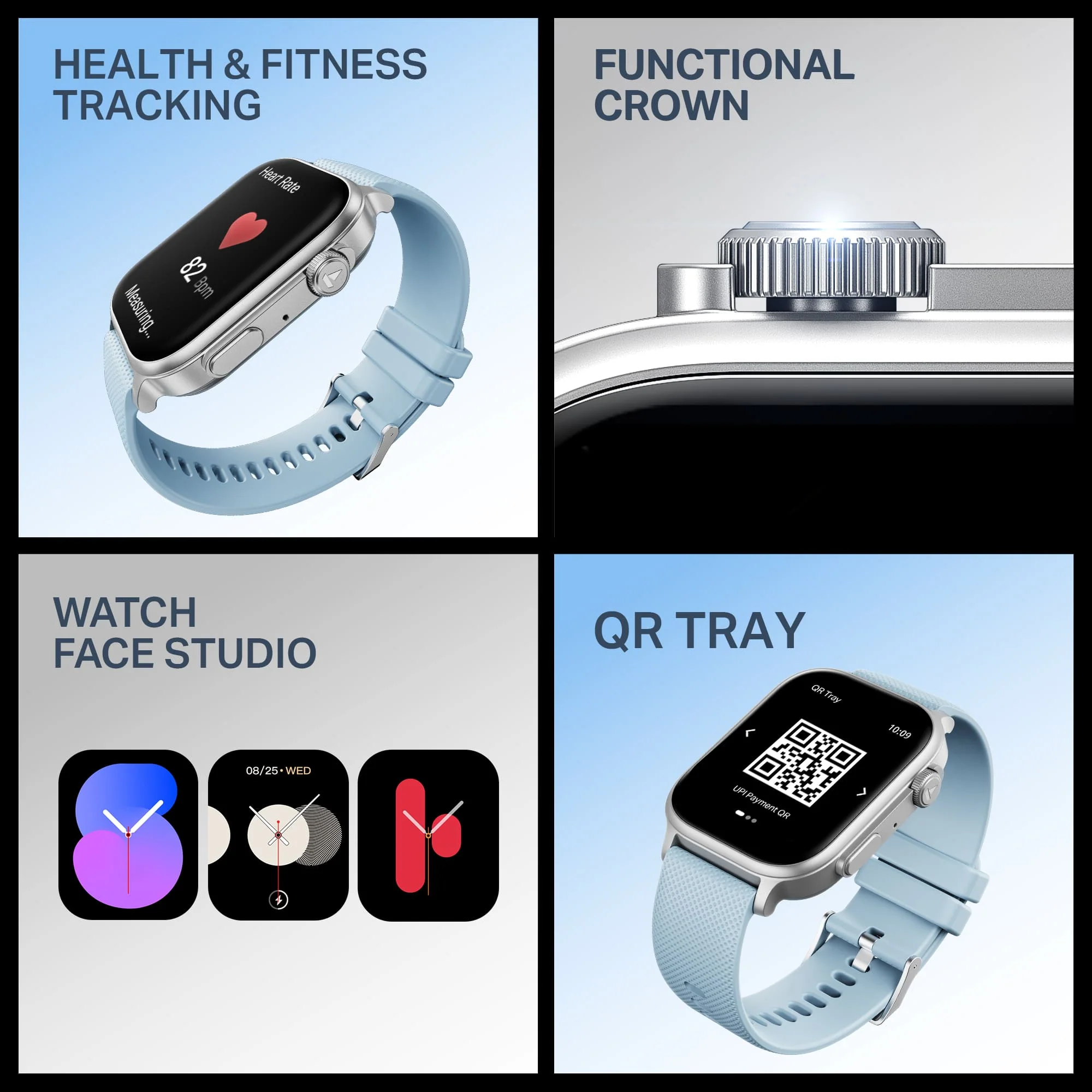 boAt Storm Infinity Max | Smartwatch with 2.01" HD Display, 20-Day Battery Life, BT Calling, IP68, and Functional Crown - Image 23