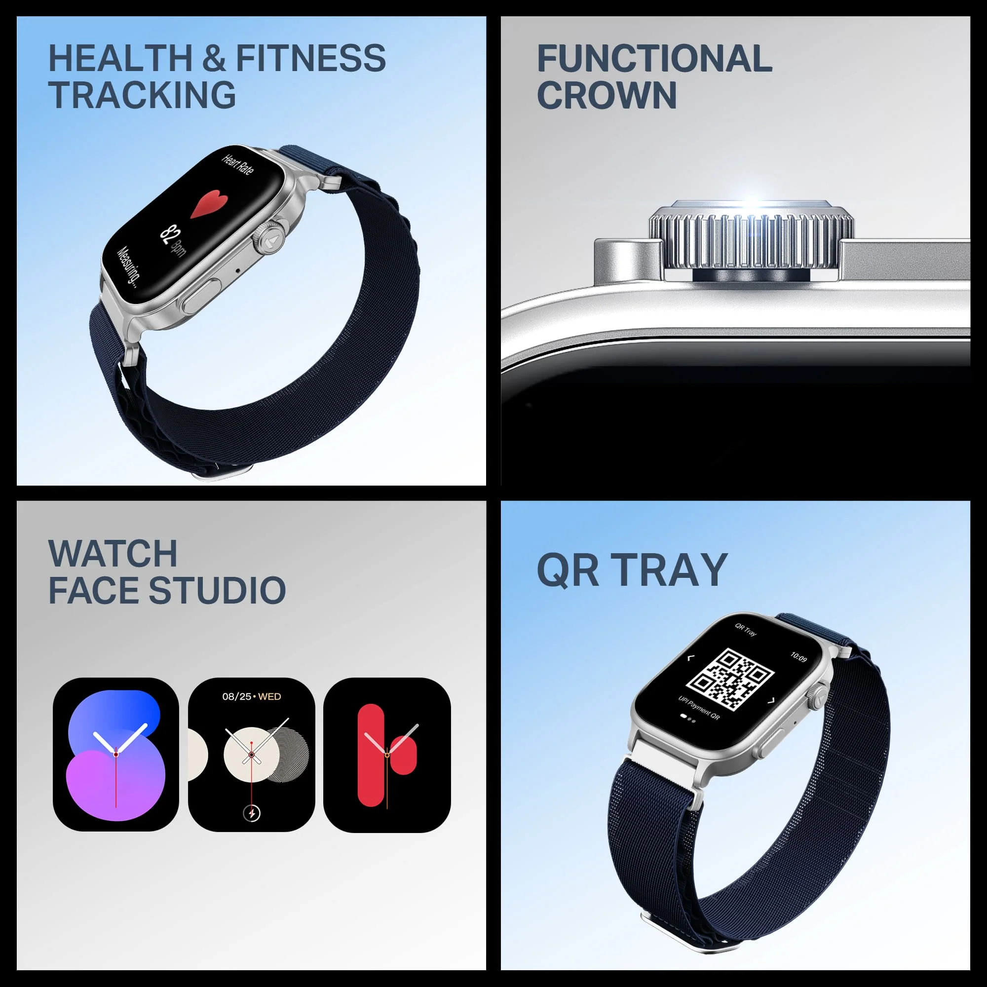 boAt Storm Infinity Max | Smartwatch with 2.01" HD Display, 20-Day Battery Life, BT Calling, IP68, and Functional Crown - Image 32