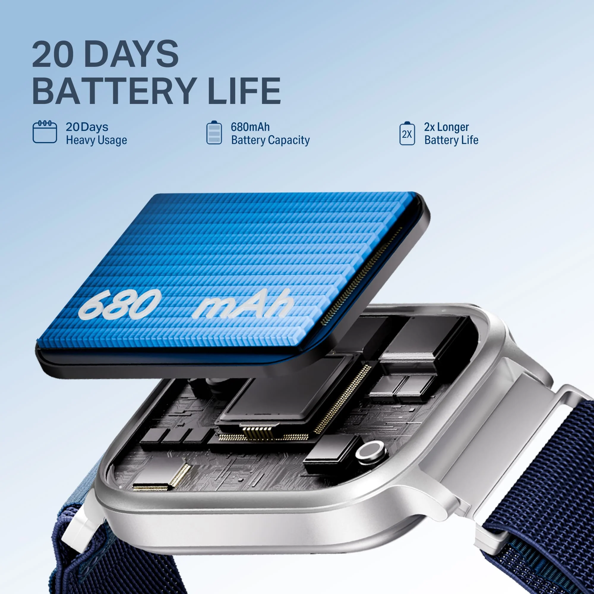 boAt Storm Infinity Max | Smartwatch with 2.01" HD Display, 20-Day Battery Life, BT Calling, IP68, and Functional Crown - Image 36