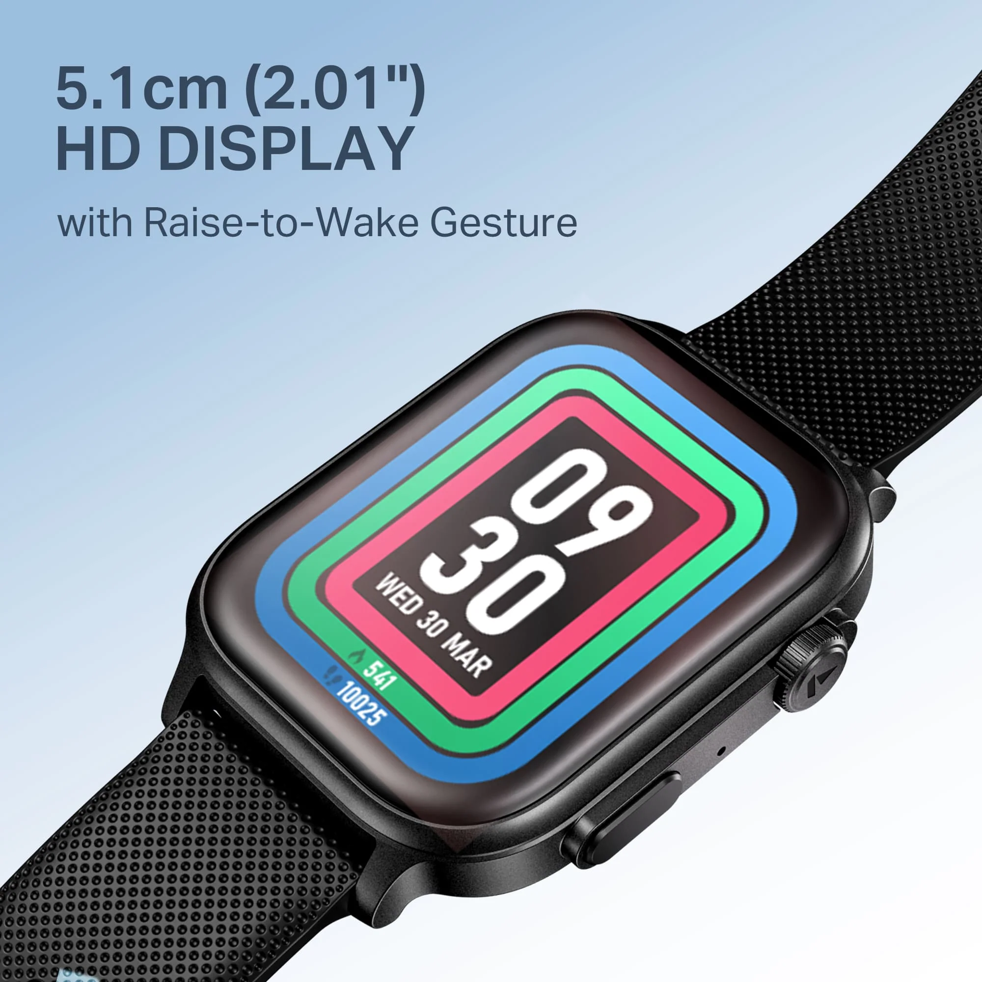 boAt Storm Infinity Max | Smartwatch with 2.01" HD Display, 20-Day Battery Life, BT Calling, IP68, and Functional Crown - Image 8