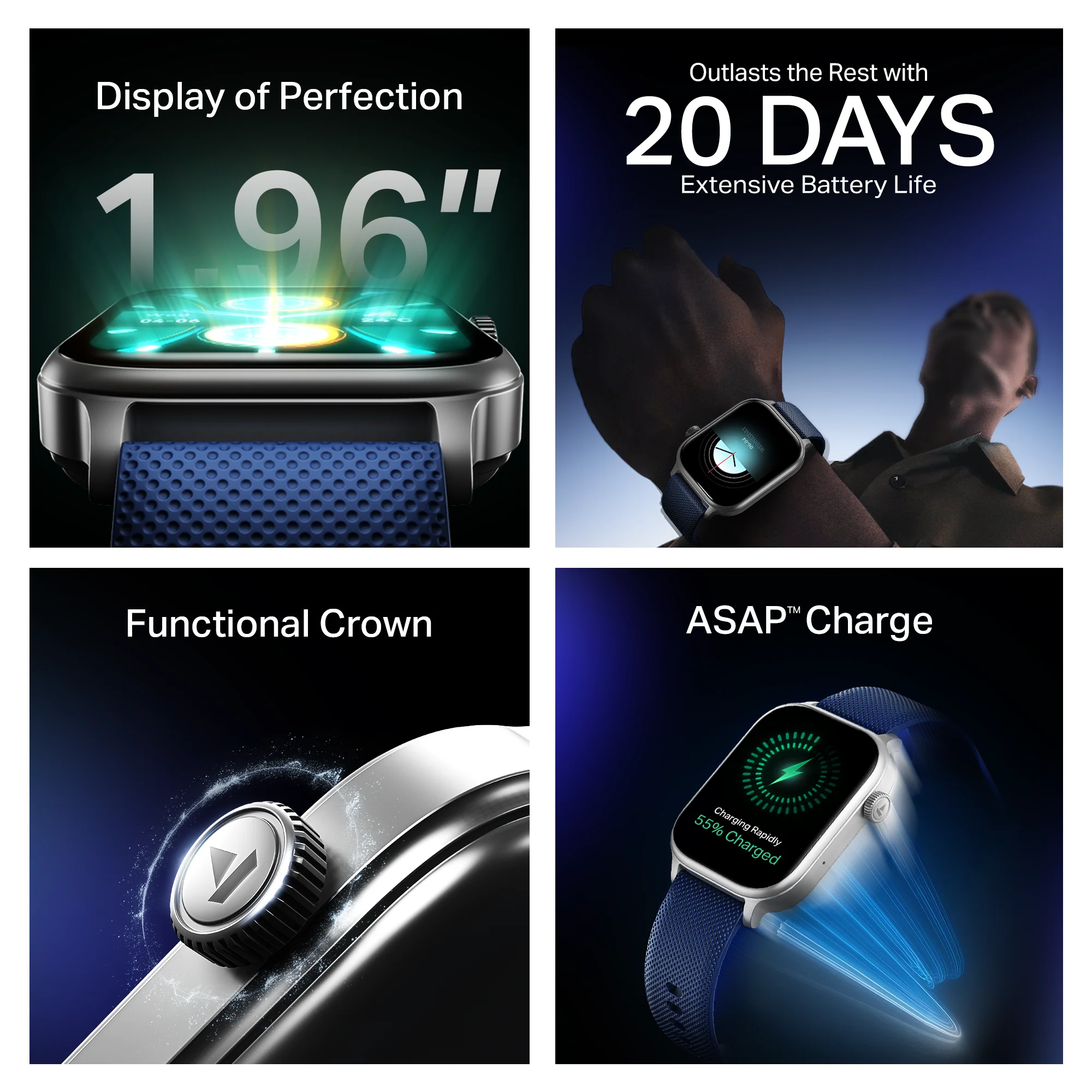 boAt Storm Infinity Plus | Power-Packed Smartwatch with HD Display & 20-Day Battery - Image 45