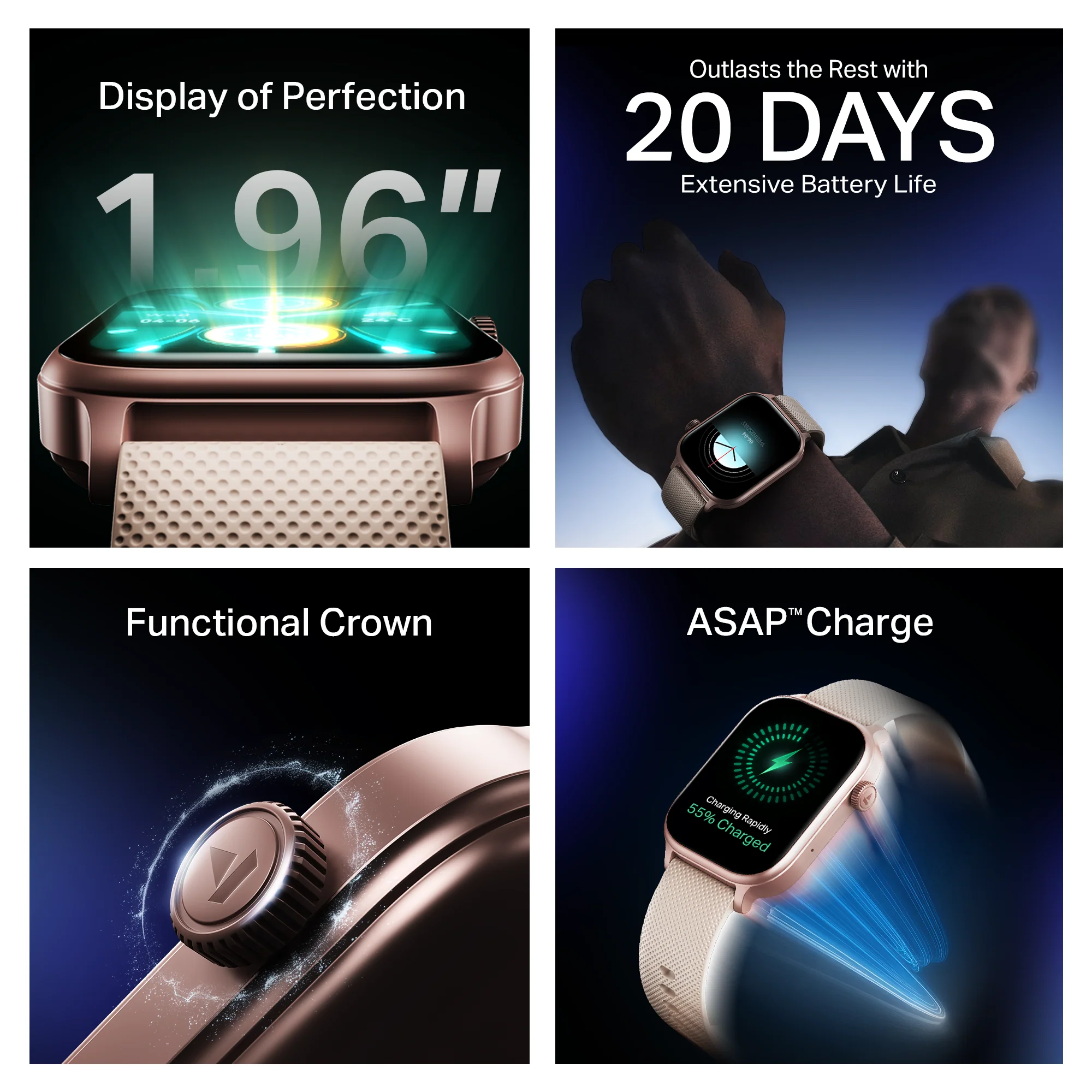 boAt Storm Infinity Plus | Power-Packed Smartwatch with HD Display & 20-Day Battery - Image 58