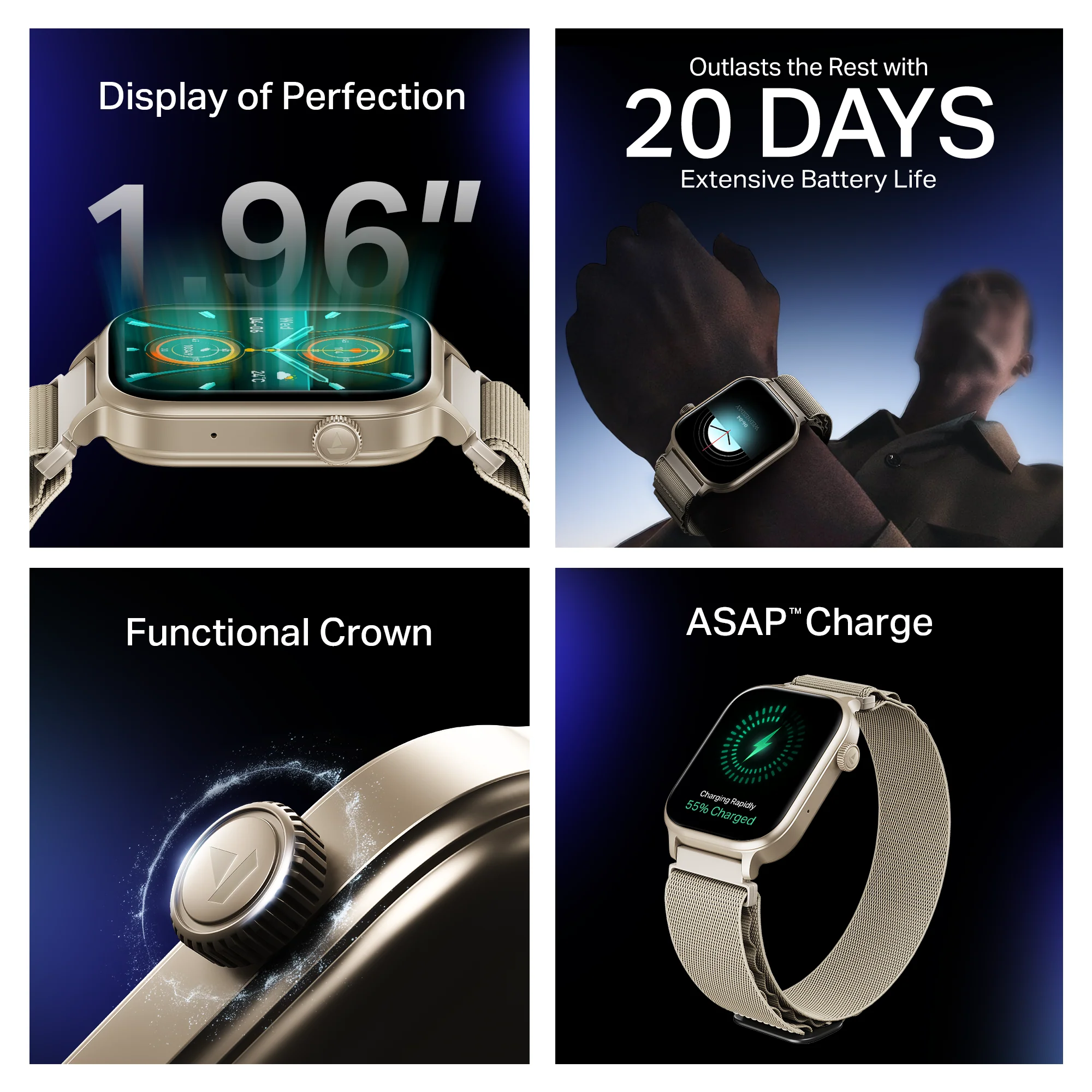 boAt Storm Infinity Plus | Power-Packed Smartwatch with HD Display & 20-Day Battery - Image 84