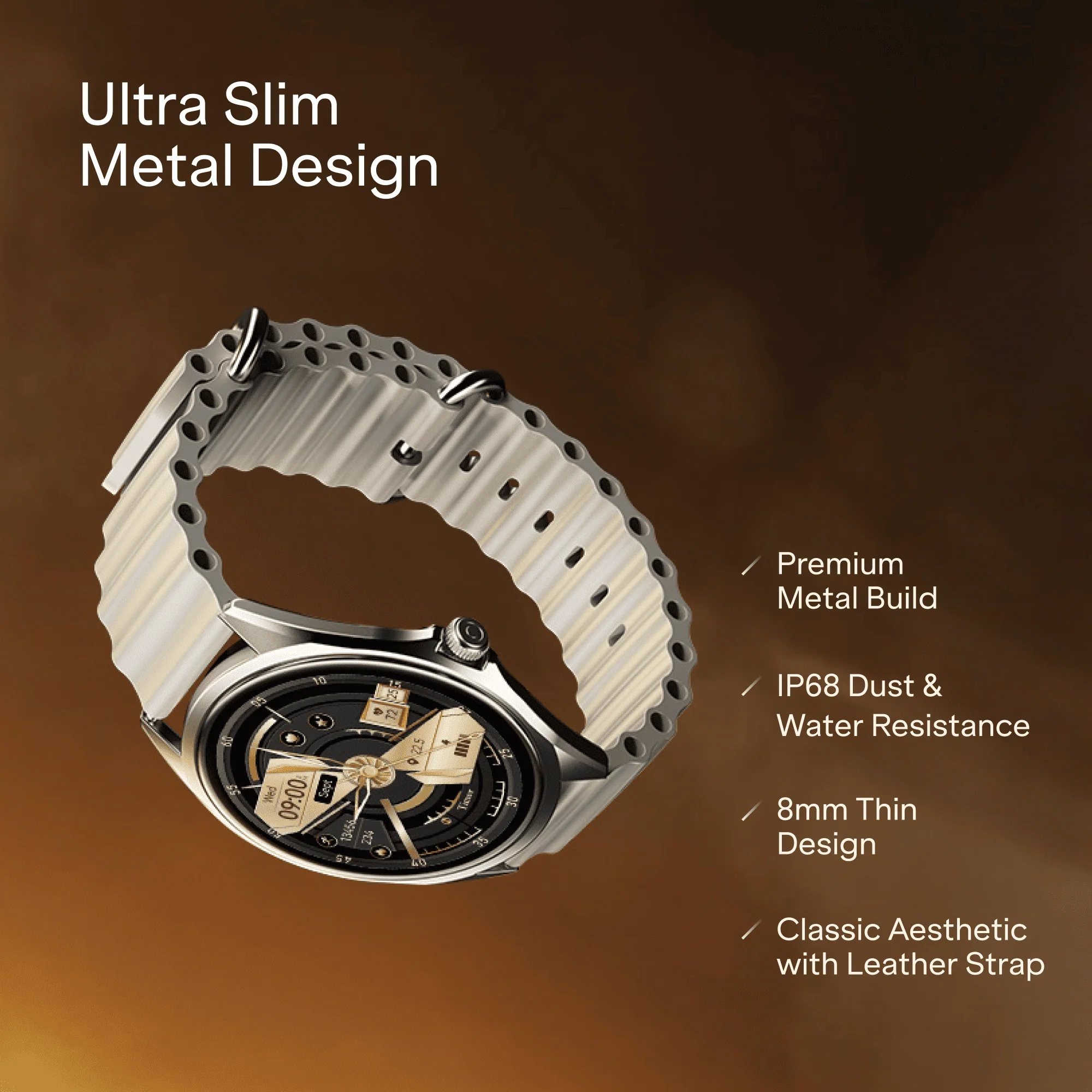boAt Ultima Aeris | 1.43" AMOLED Smartwatch with 1000 Nits Brightness and Metal Design - Image 17