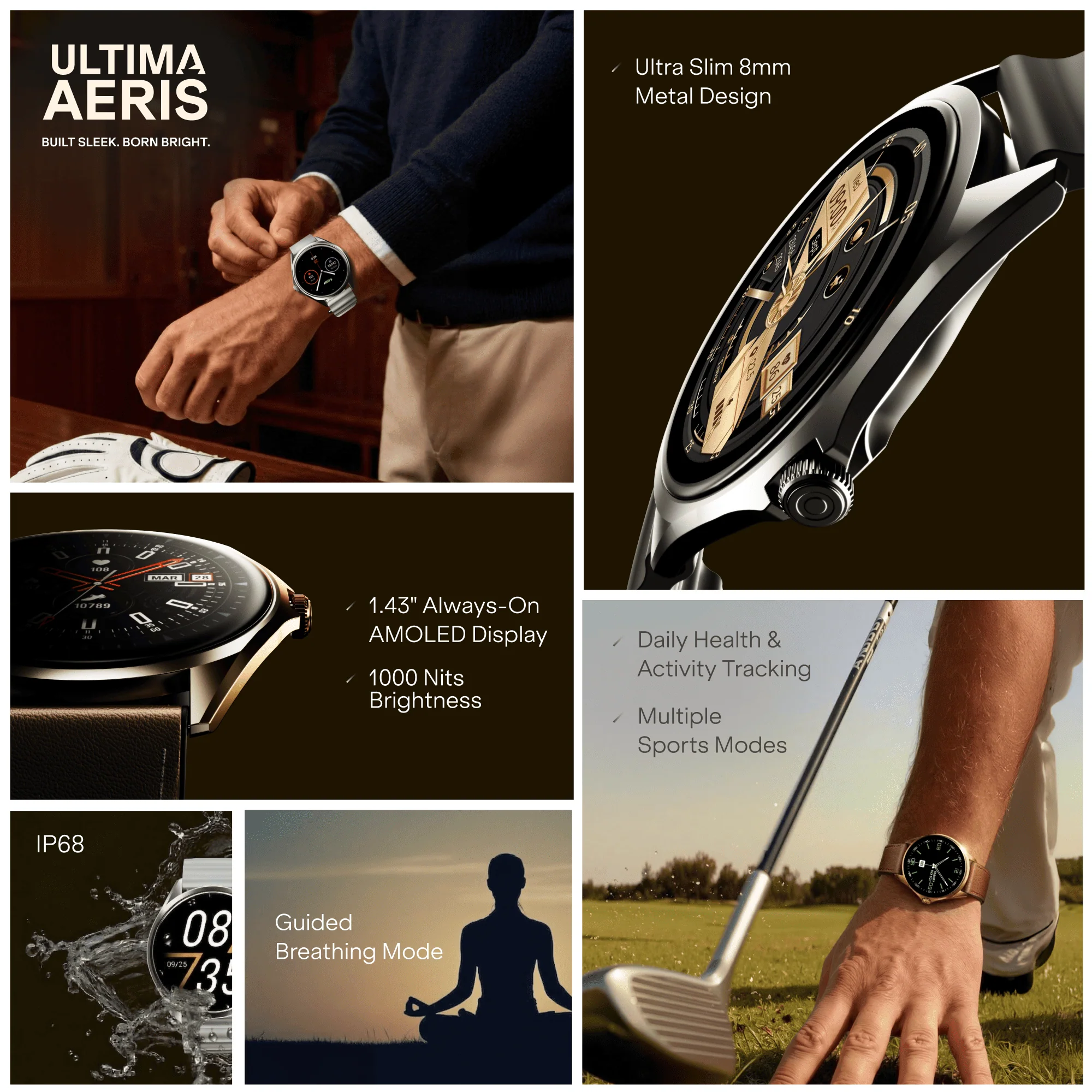boAt Ultima Aeris | 1.43" AMOLED Smartwatch with 1000 Nits Brightness and Metal Design - Image 22
