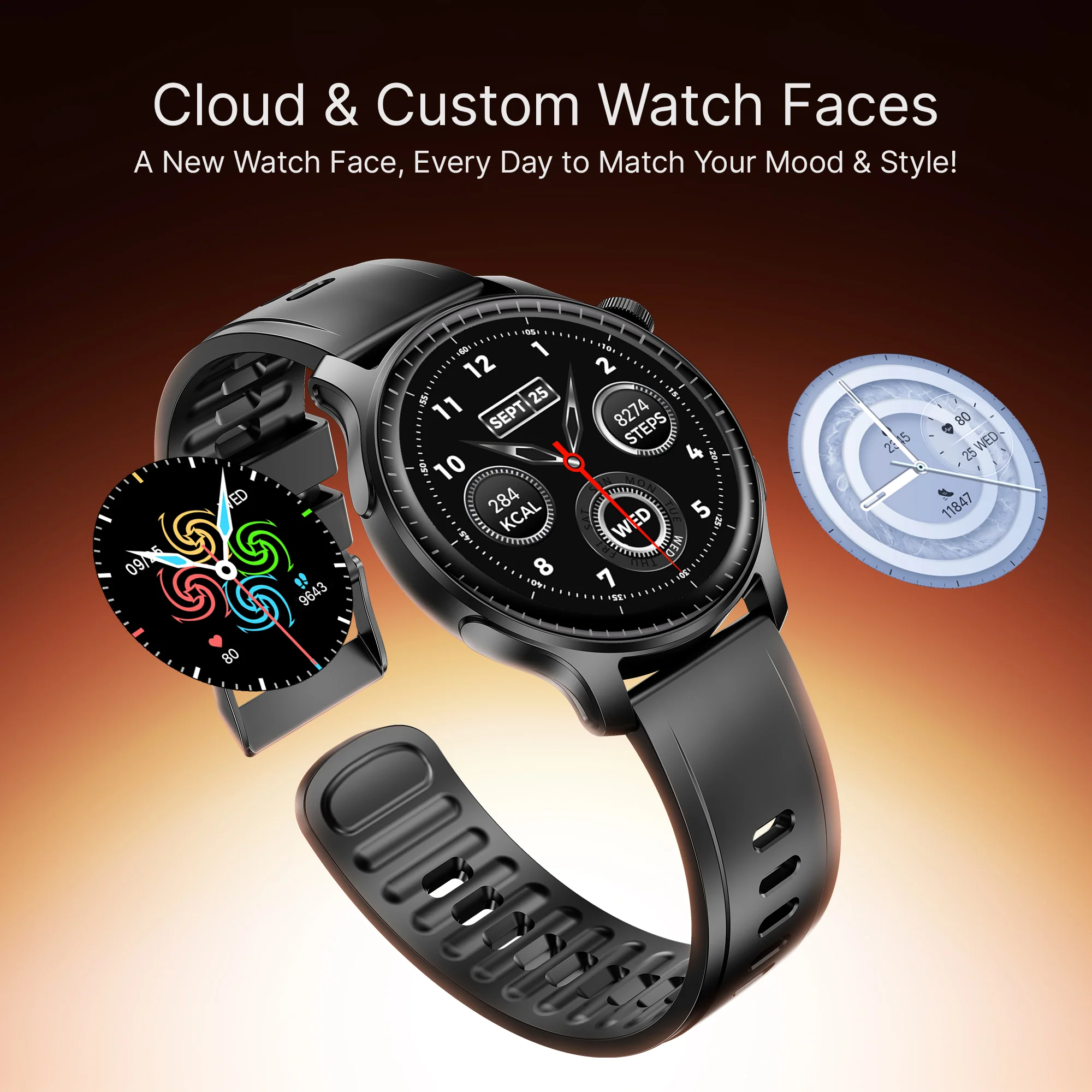 boAt Ultima Summit | Smartwatch with 1.43" AMOLED Display, Cloud Watch Faces, Emergency SOS, Functional Crown - Image 13