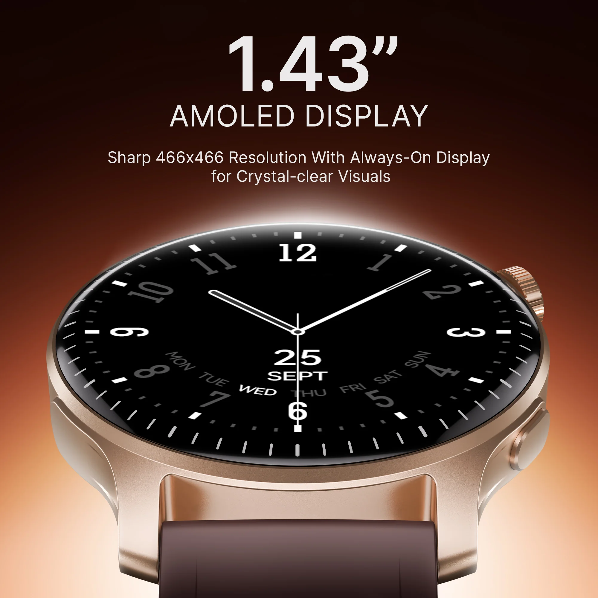 boAt Ultima Summit | Smartwatch with 1.43" AMOLED Display, Cloud Watch Faces, Emergency SOS, Functional Crown - Image 16