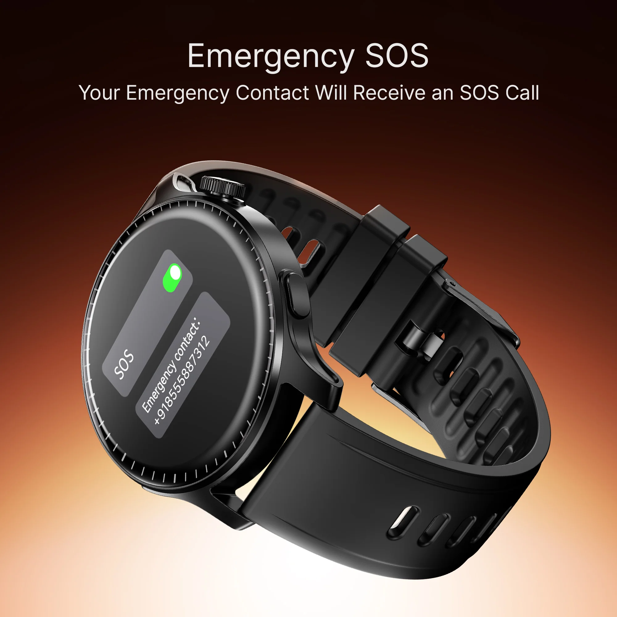 boAt Ultima Summit | Smartwatch with 1.43" AMOLED Display, Cloud Watch Faces, Emergency SOS, Functional Crown - Image 8