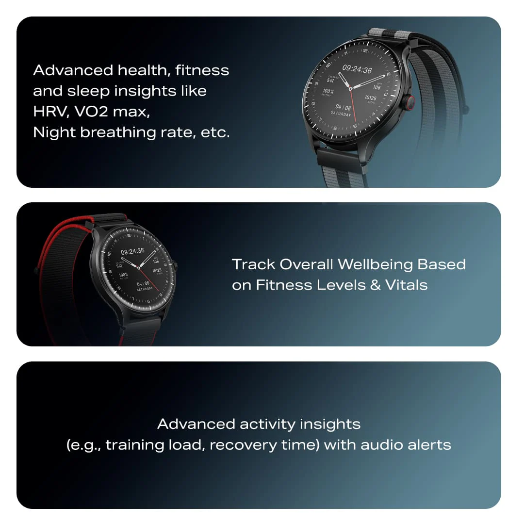 boAt Valour Watch 1 GPS | 1.43" AMOLED Smartwatch with In-Built GPS, 15-Day Battery Life & AI Workout Detection - Image 7