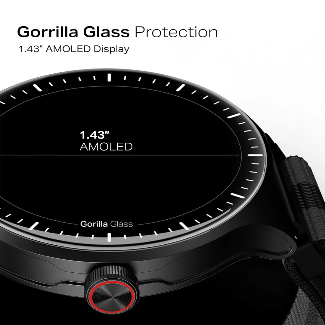 boAt Valour Watch 1 GPS | 1.43" AMOLED Smartwatch with In-Built GPS, 15-Day Battery Life & AI Workout Detection - Image 9