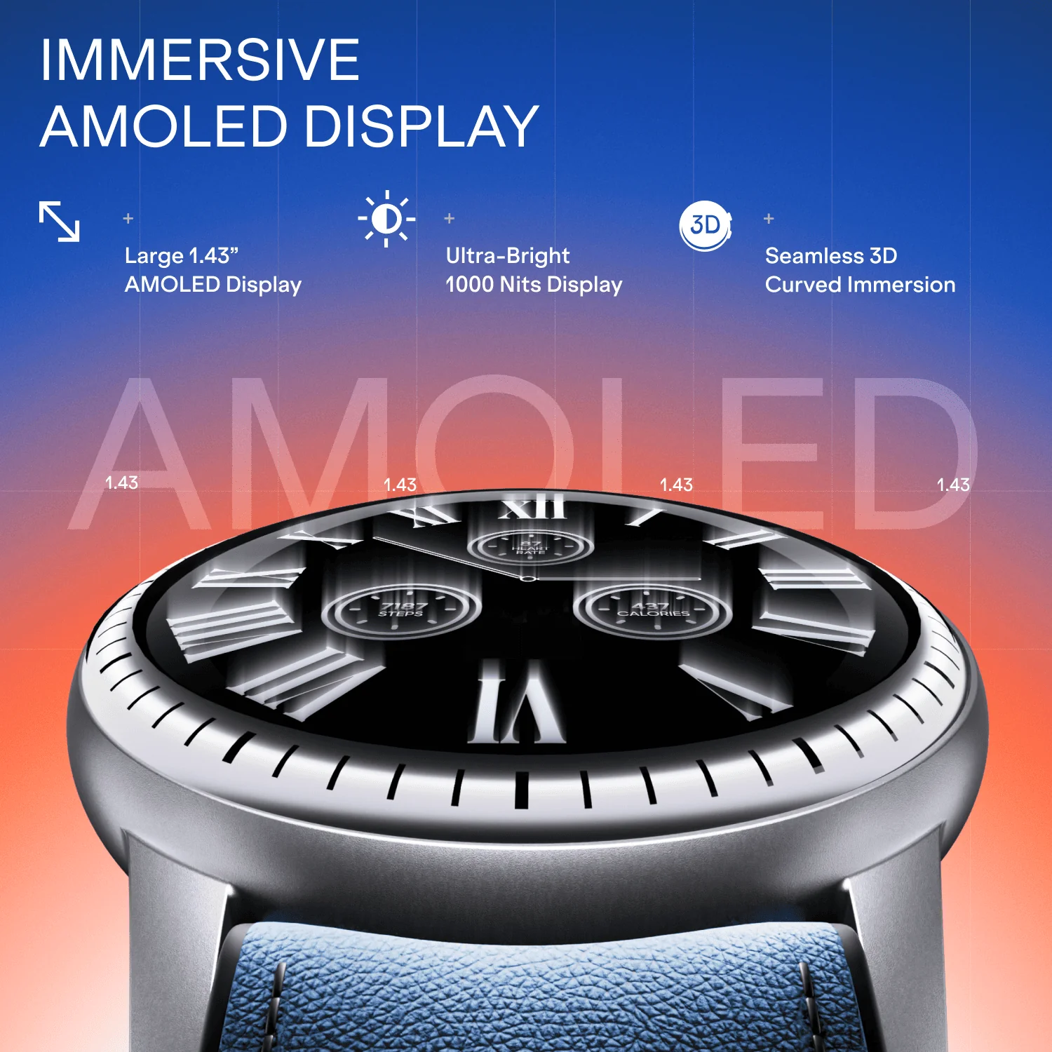 boAt Valour Watch 1R | 1.43" 3D AMOLED Smartwatch with AI Coach & Aluminium Build - Image 12