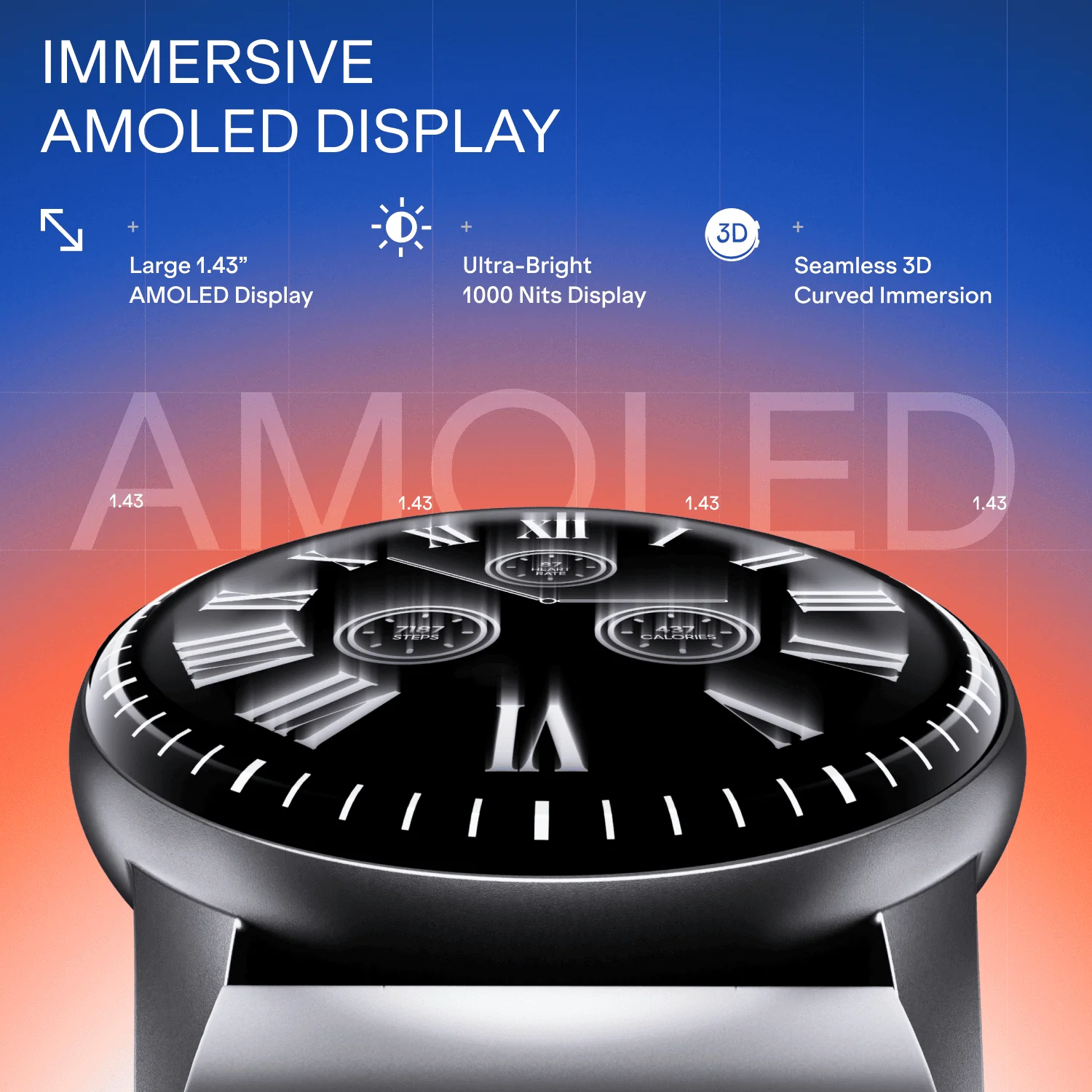 boAt Valour Watch 1R | 1.43" 3D AMOLED Smartwatch with AI Coach & Aluminium Build - Image 19