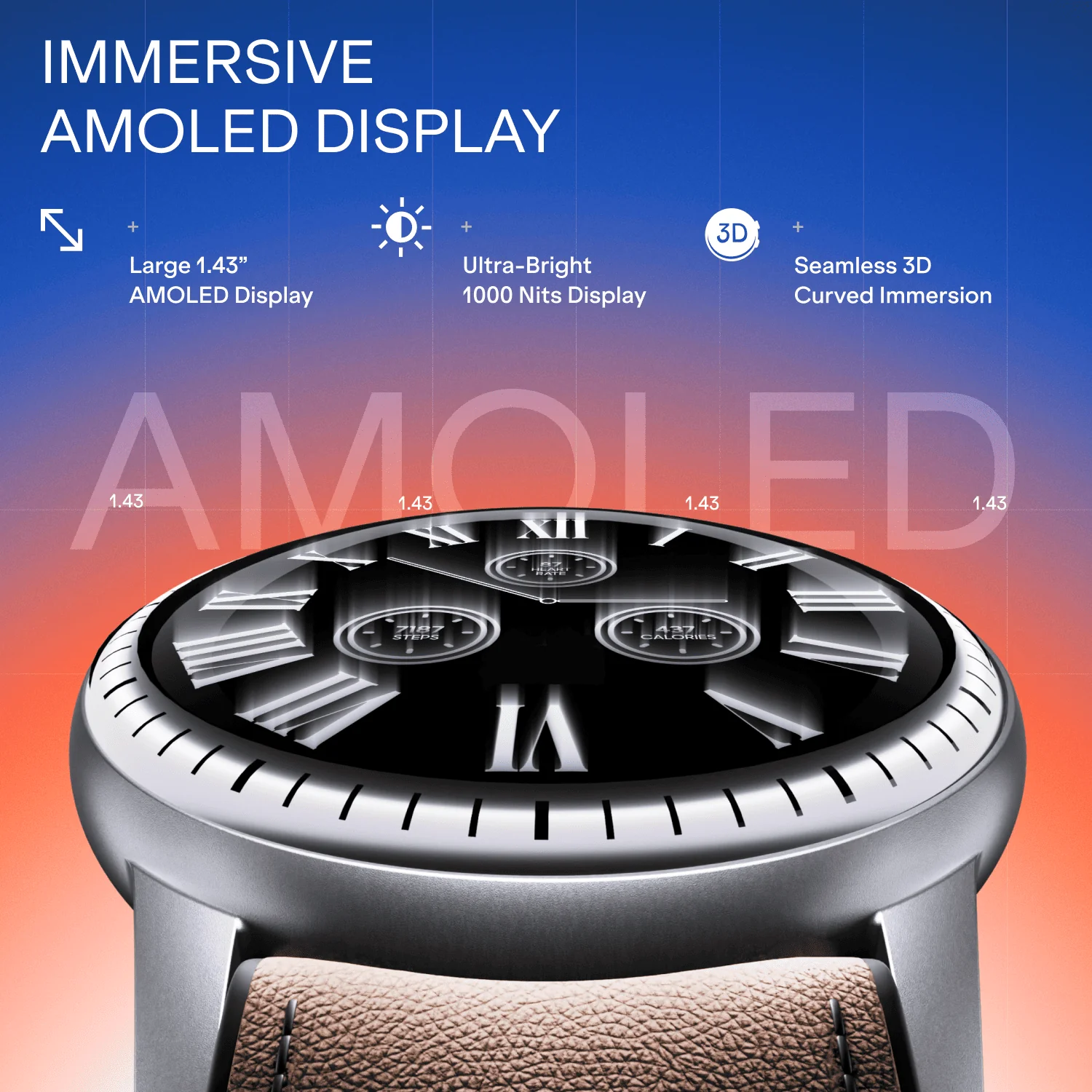 boAt Valour Watch 1R | 1.43" 3D AMOLED Smartwatch with AI Coach & Aluminium Build - Image 26