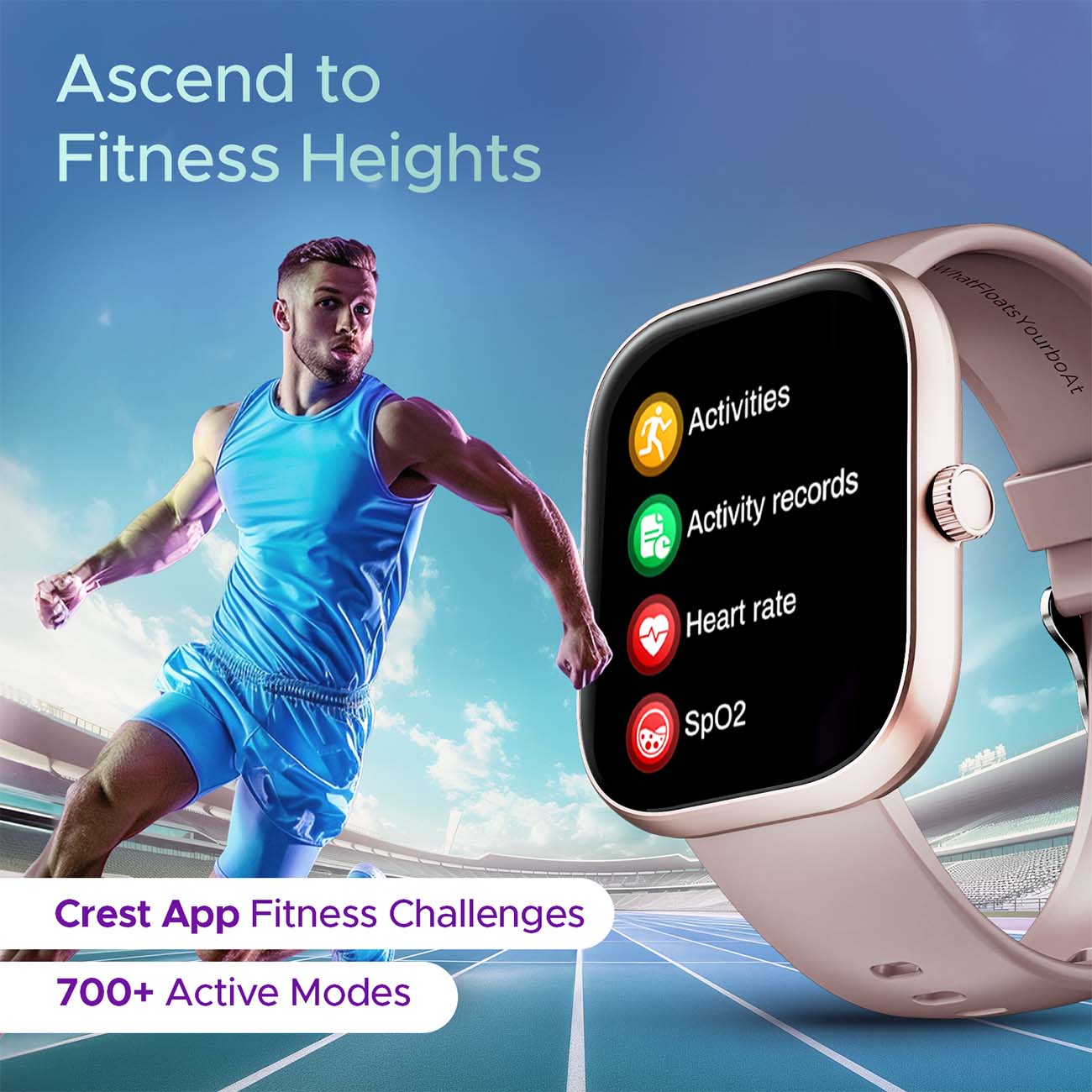 boAt Wave Sigma 3 | Smartwatch with 2.01' Display, BT Calling, 700+ Active Modes, Emergency SOS, Live Sports Updates - Image 12