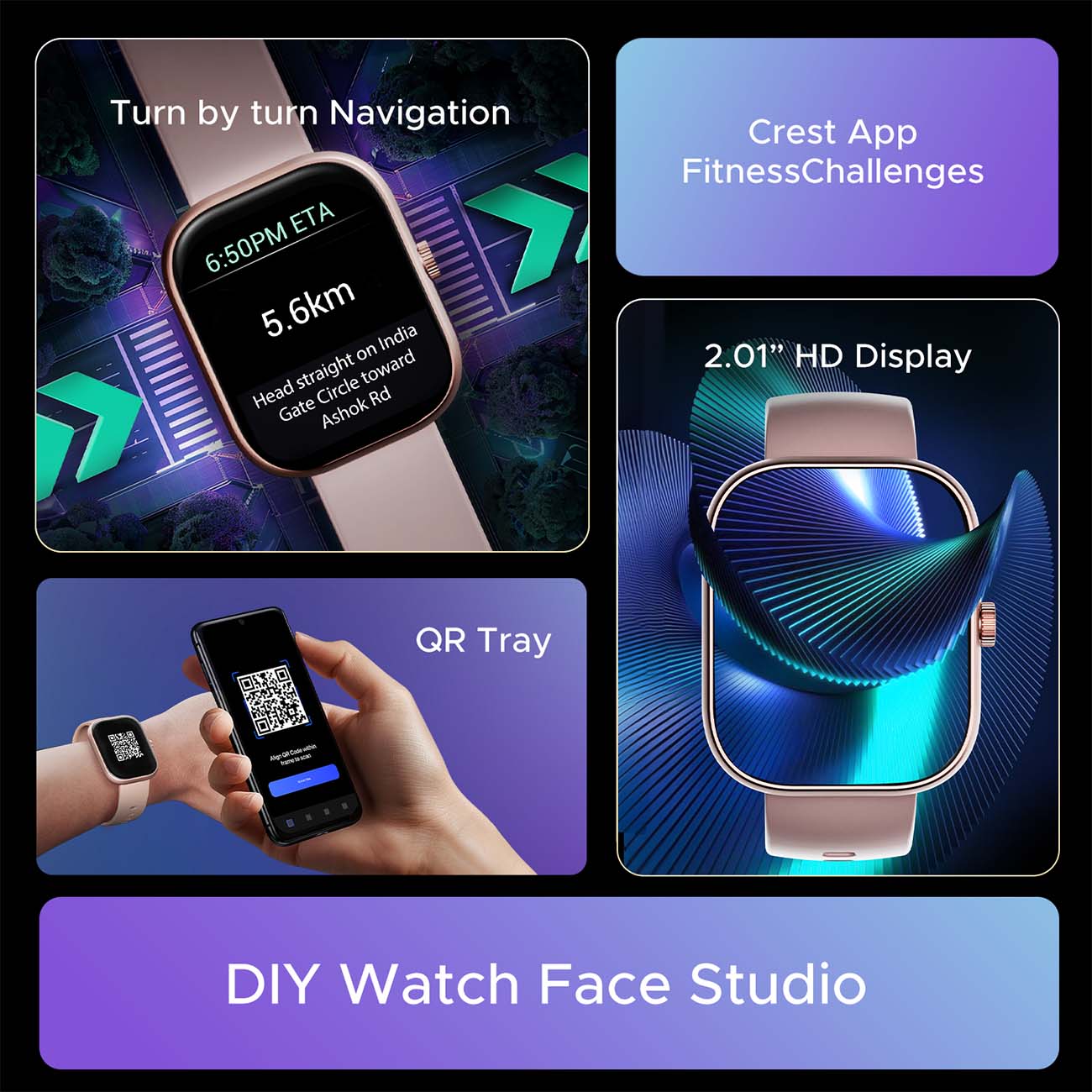 boAt Wave Sigma 3 | Smartwatch with 2.01' Display, BT Calling, 700+ Active Modes, Emergency SOS, Live Sports Updates - Image 14