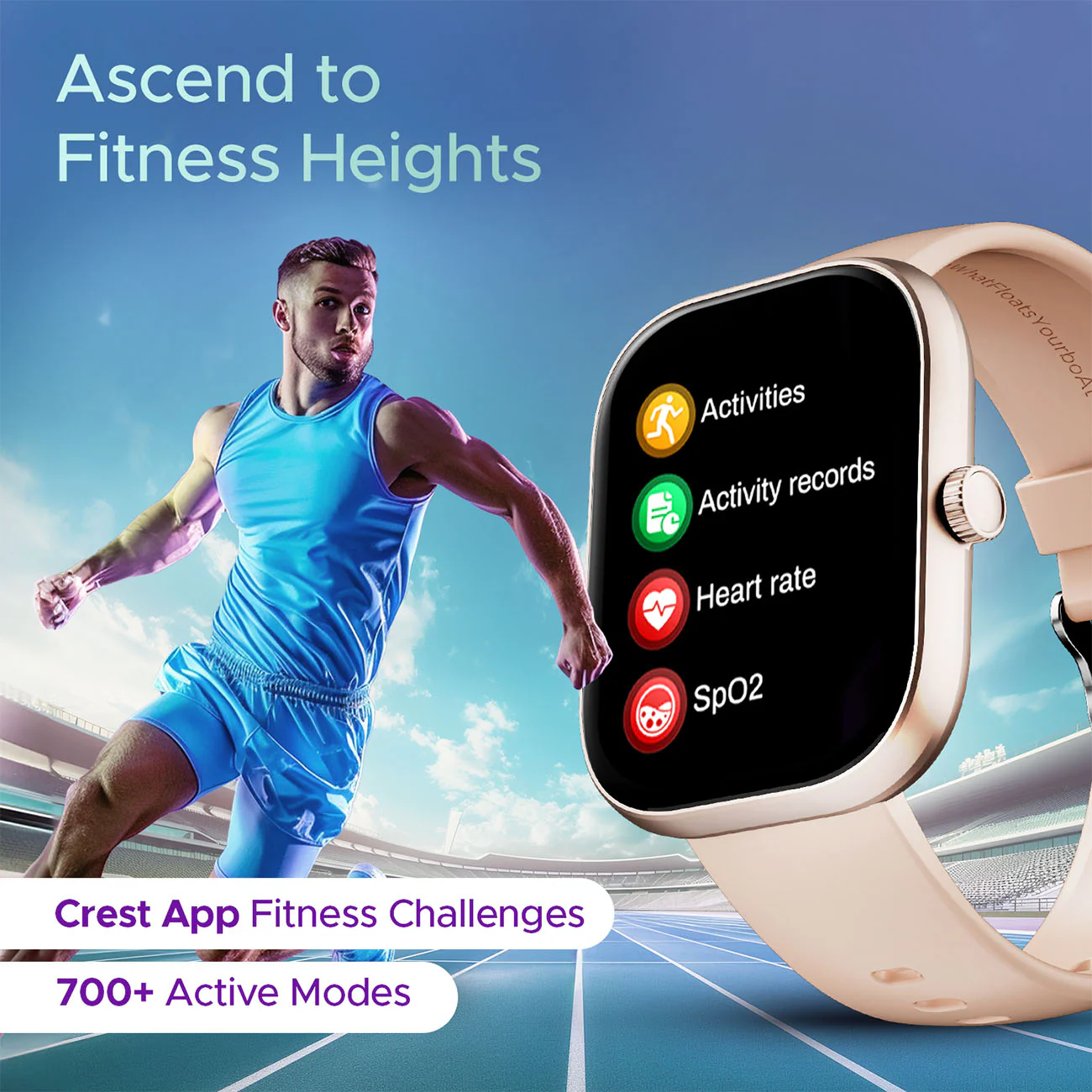 boAt Wave Sigma 3 | Smartwatch with 2.01' Display, BT Calling, 700+ Active Modes, Emergency SOS, Live Sports Updates - Image 19