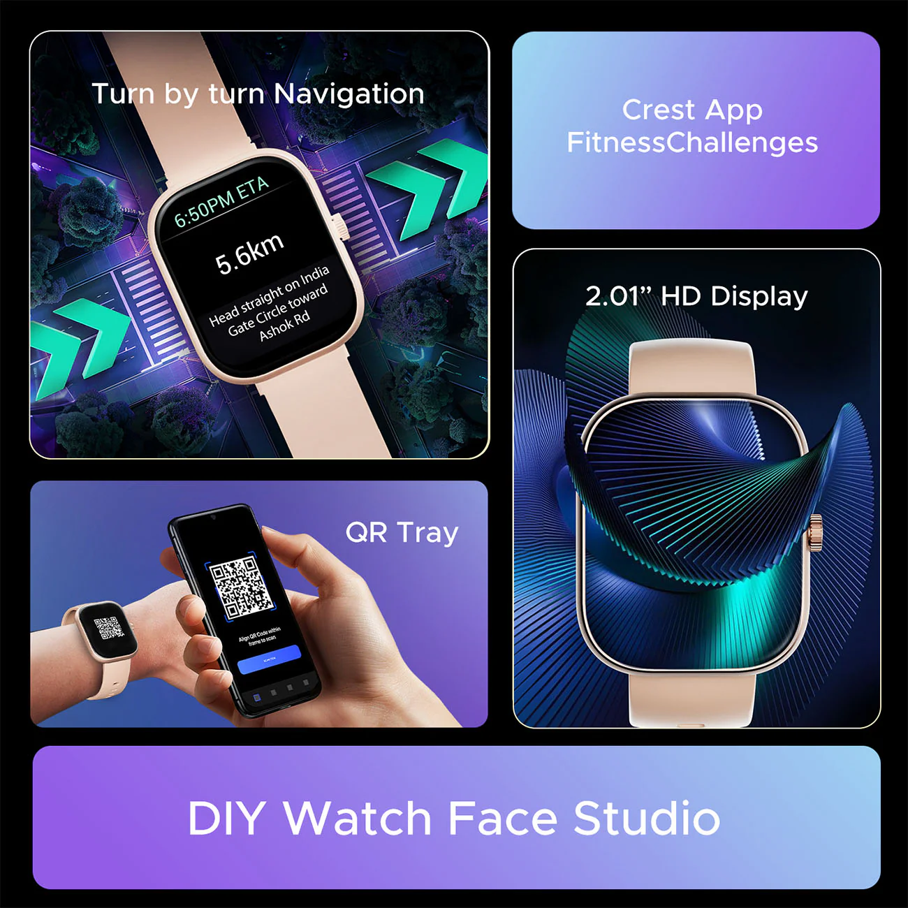 boAt Wave Sigma 3 | Smartwatch with 2.01' Display, BT Calling, 700+ Active Modes, Emergency SOS, Live Sports Updates - Image 21