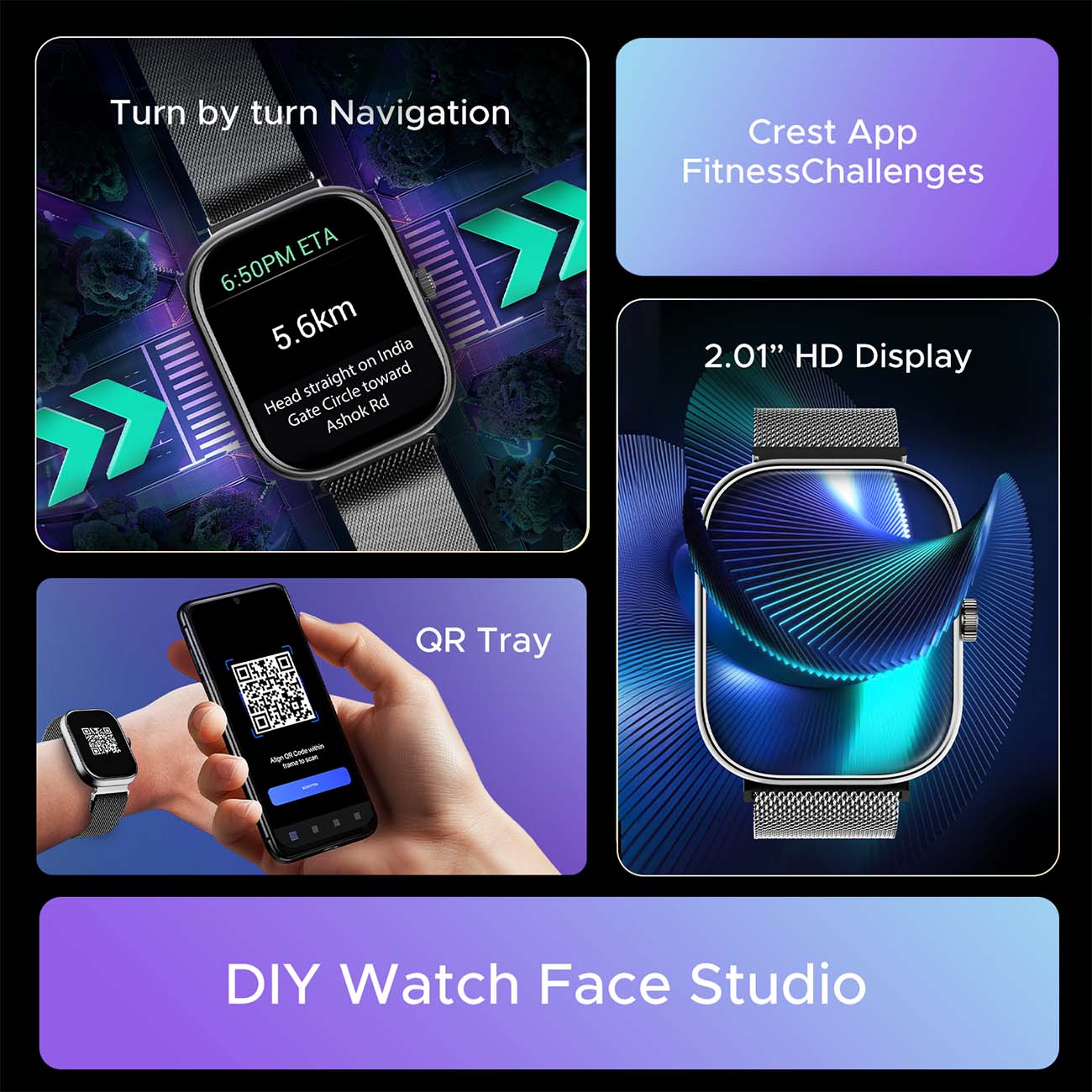 boAt Wave Sigma 3 | Smartwatch with 2.01' Display, BT Calling, 700+ Active Modes, Emergency SOS, Live Sports Updates - Image 28