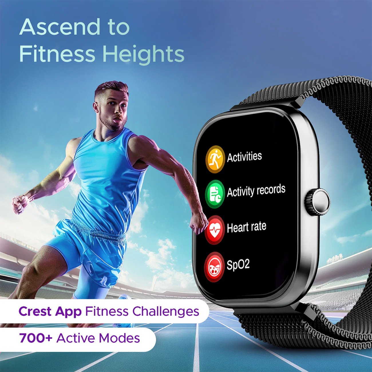 boAt Wave Sigma 3 | Smartwatch with 2.01' Display, BT Calling, 700+ Active Modes, Emergency SOS, Live Sports Updates - Image 32