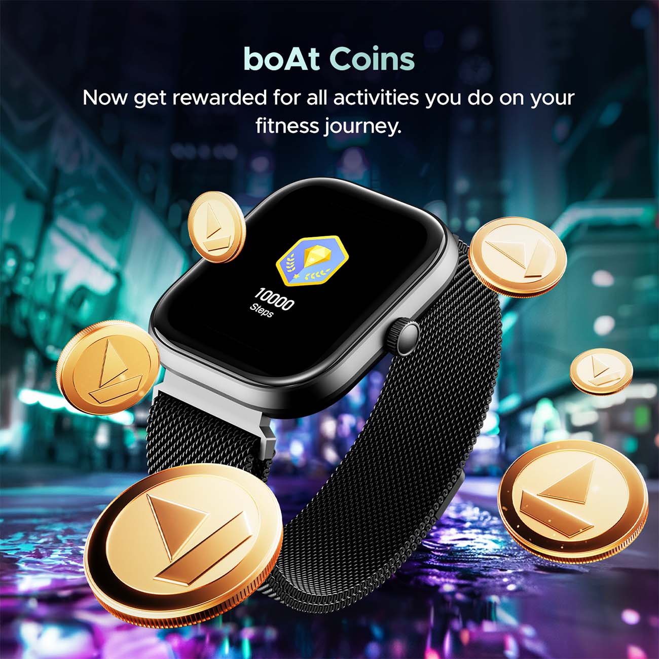 boAt Wave Sigma 3 | Smartwatch with 2.01' Display, BT Calling, 700+ Active Modes, Emergency SOS, Live Sports Updates - Image 33