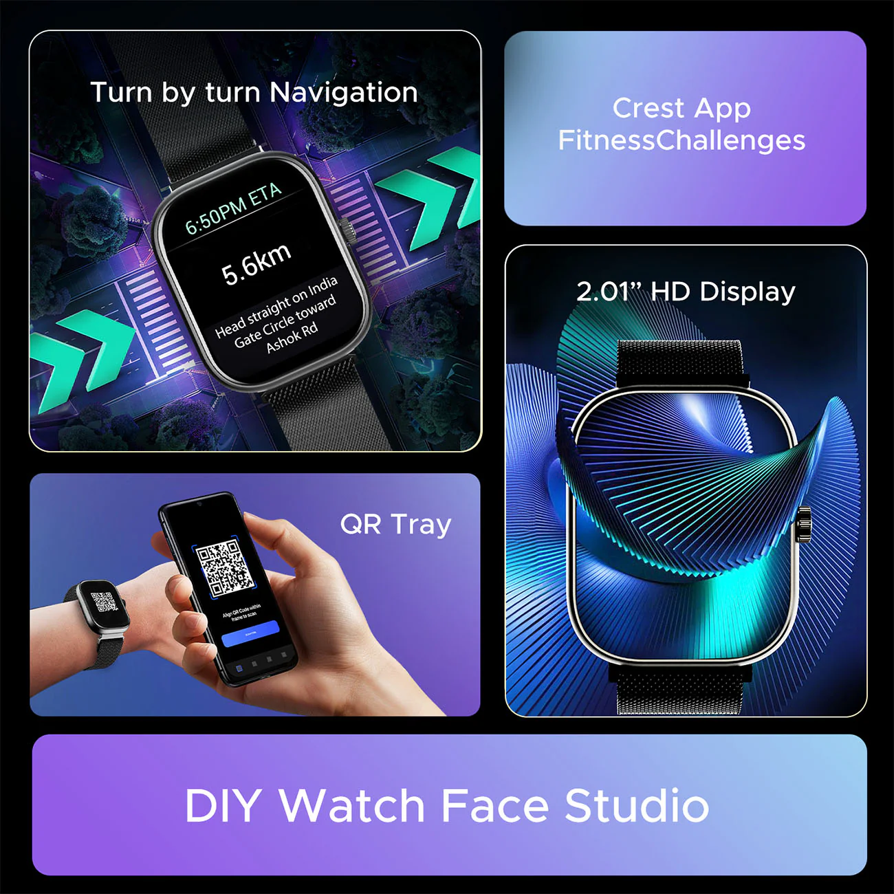 boAt Wave Sigma 3 | Smartwatch with 2.01' Display, BT Calling, 700+ Active Modes, Emergency SOS, Live Sports Updates - Image 35