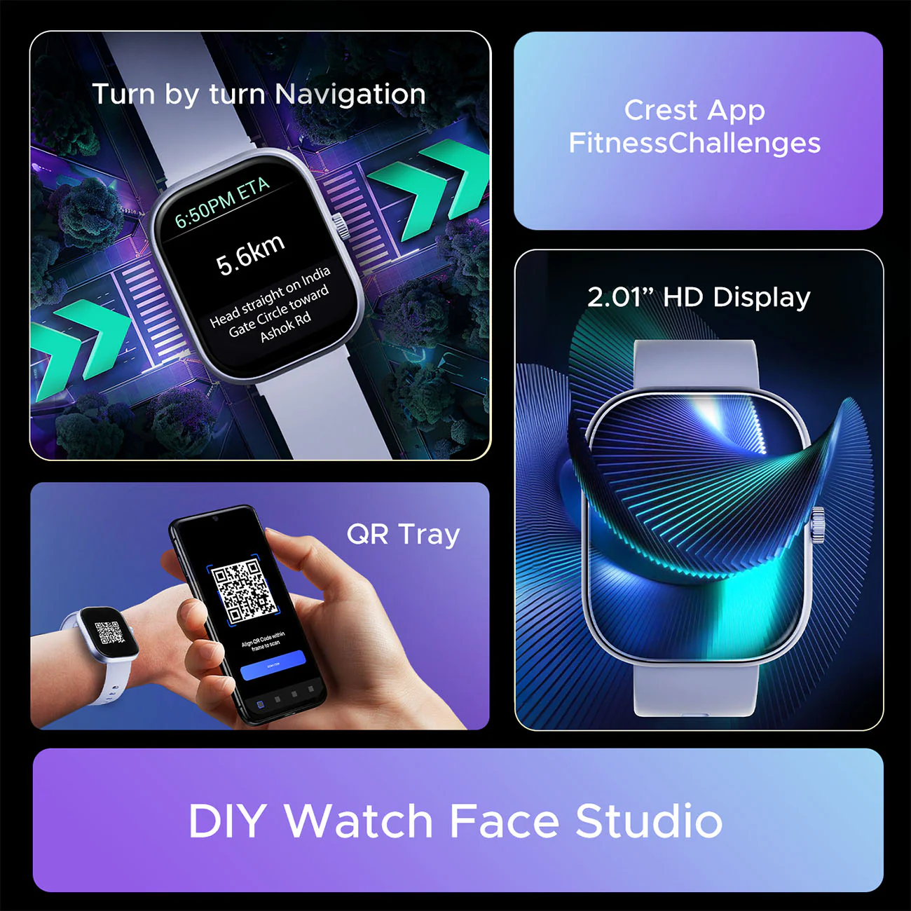 boAt Wave Sigma 3 | Smartwatch with 2.01' Display, BT Calling, 700+ Active Modes, Emergency SOS, Live Sports Updates - Image 41