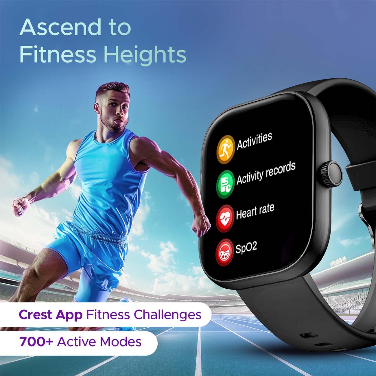 boAt Wave Sigma 3 | Smartwatch with 2.01' Display, BT Calling, 700+ Active Modes, Emergency SOS, Live Sports Updates - Image 48