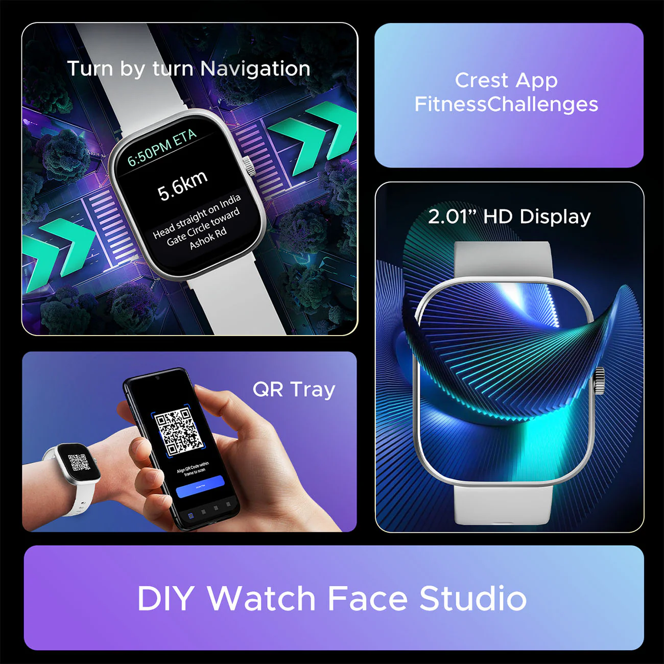 boAt Wave Sigma 3 | Smartwatch with 2.01' Display, BT Calling, 700+ Active Modes, Emergency SOS, Live Sports Updates - Image 56