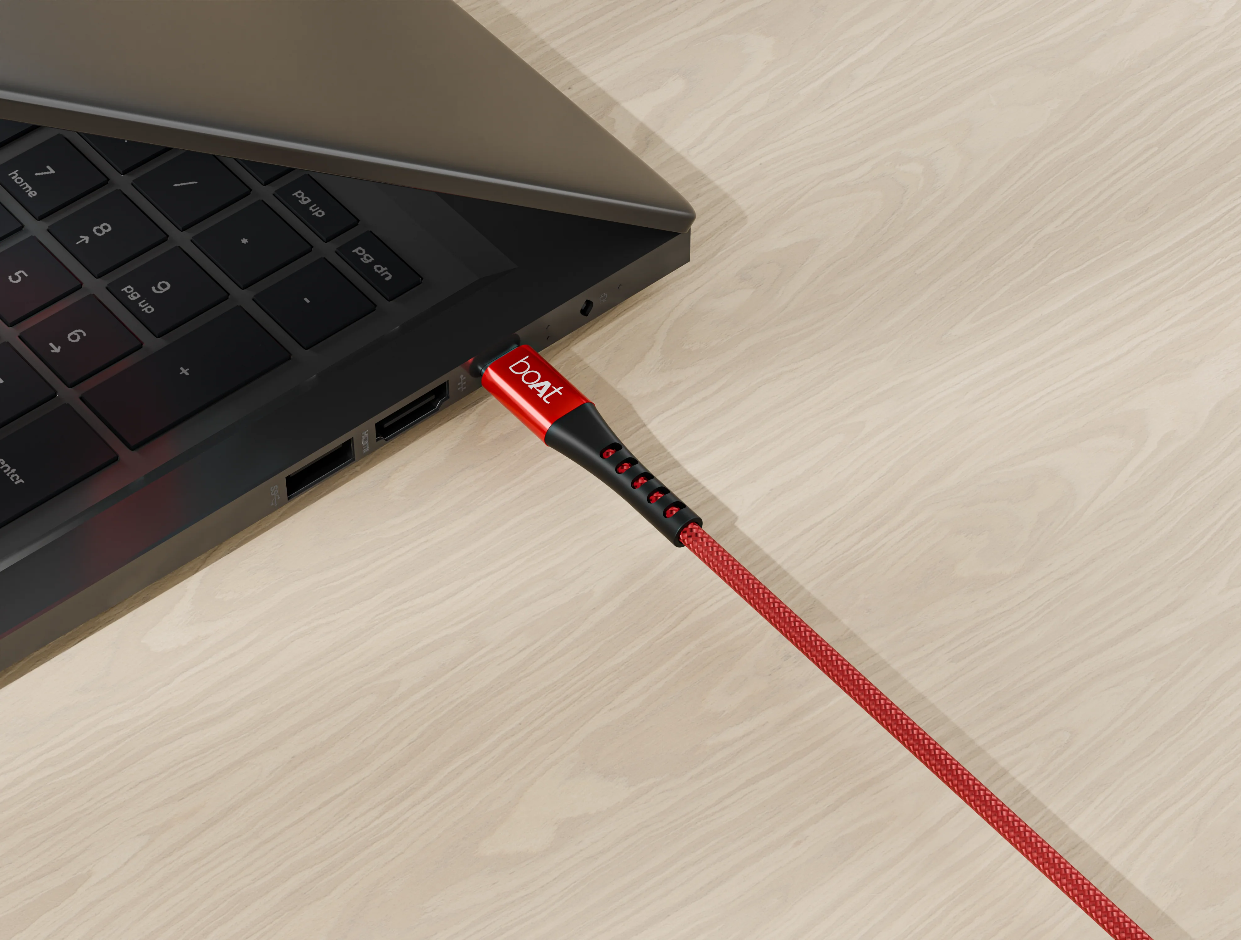 boAt C600 Fast Charging Cable | Charging Cable with 1.5m Cable, Nylon Braided Cable, 100 PD Fast Charging, USB 3.2 Gen 2 - Image 10