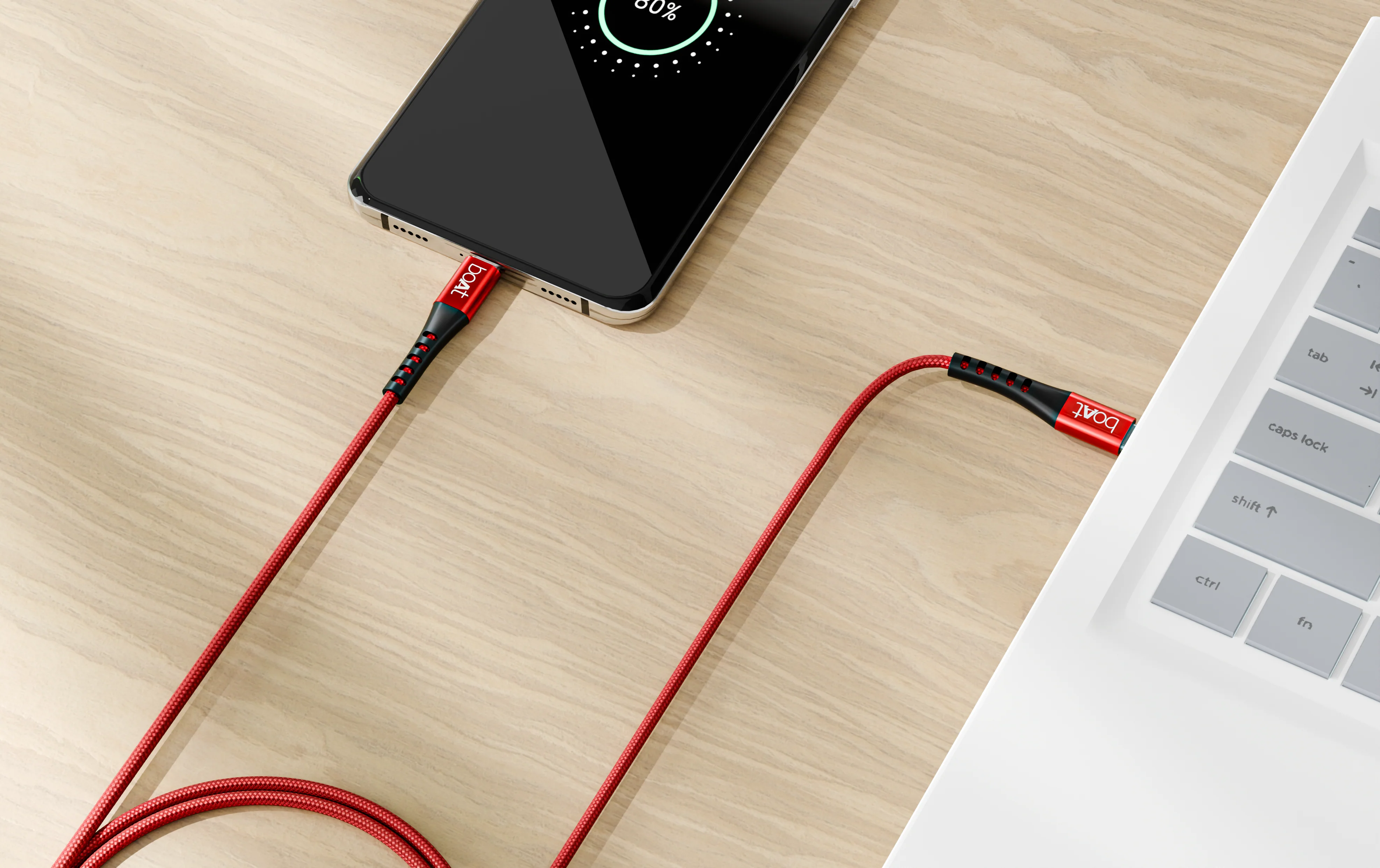 boAt C600 Fast Charging Cable | Charging Cable with 1.5m Cable, Nylon Braided Cable, 100 PD Fast Charging, USB 3.2 Gen 2 - Image 9