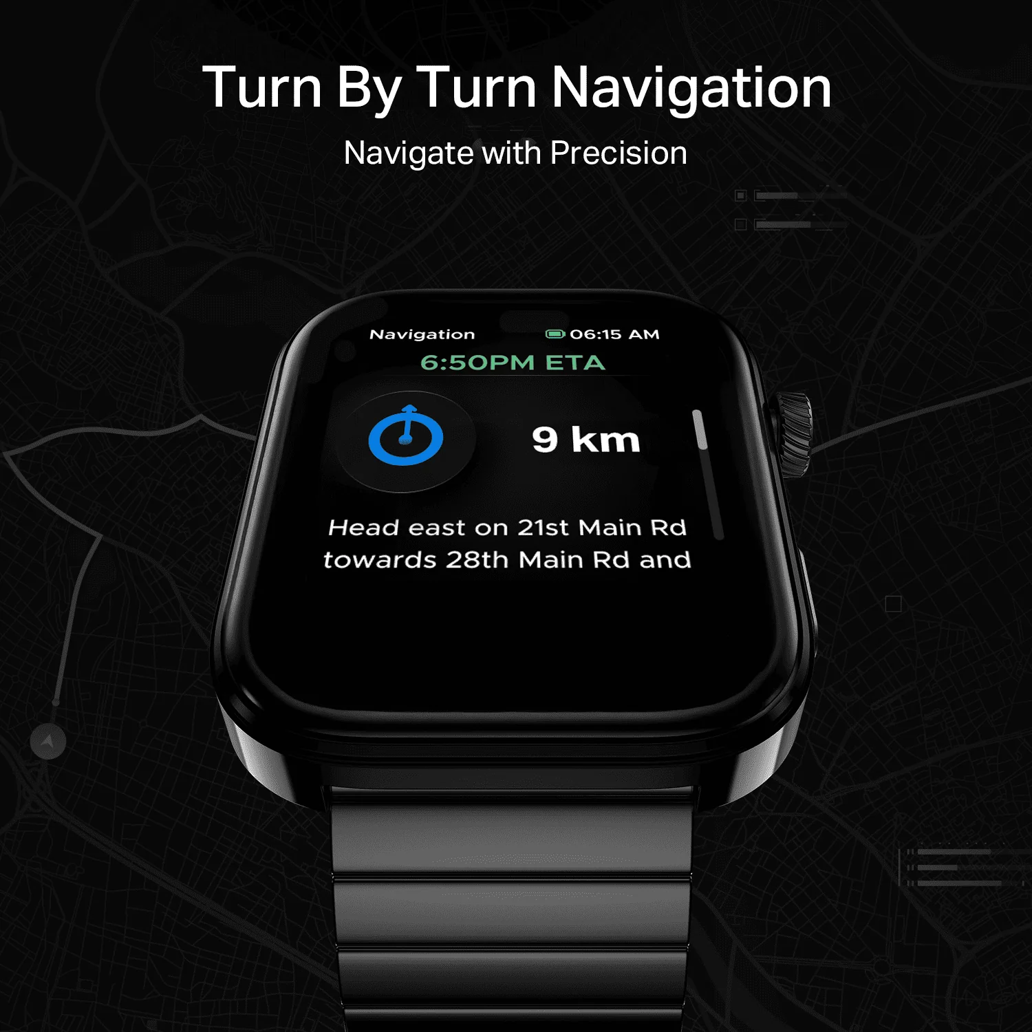 boAt Chrome Endeavour | Smartwatch with 1.96" AMOLED Display, AI Coach, Auto Activity Detection & Turn-by-Turn Navigation - Image 13