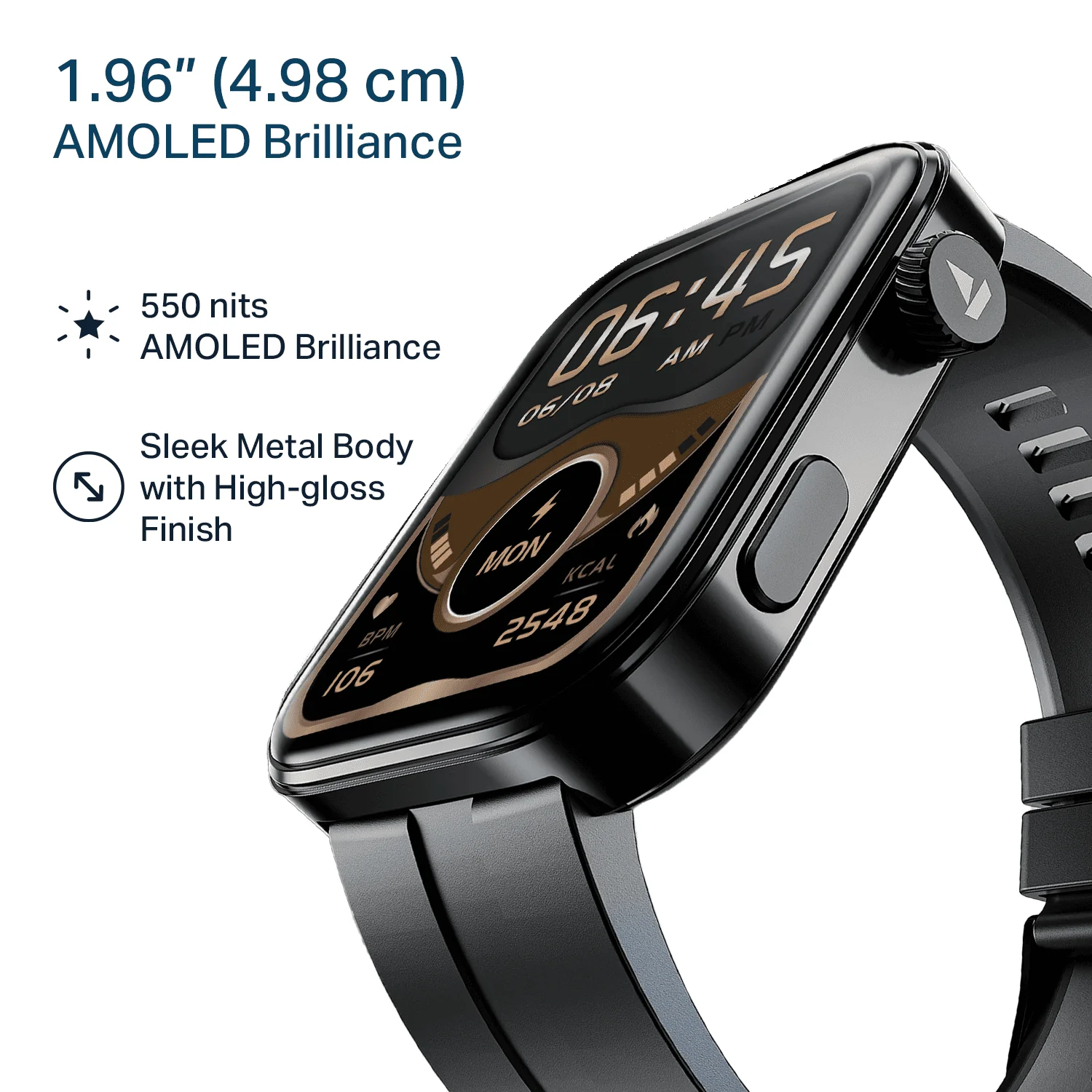 boAt Chrome Endeavour | Smartwatch with 1.96" AMOLED Display, AI Coach, Auto Activity Detection & Turn-by-Turn Navigation - Image 14
