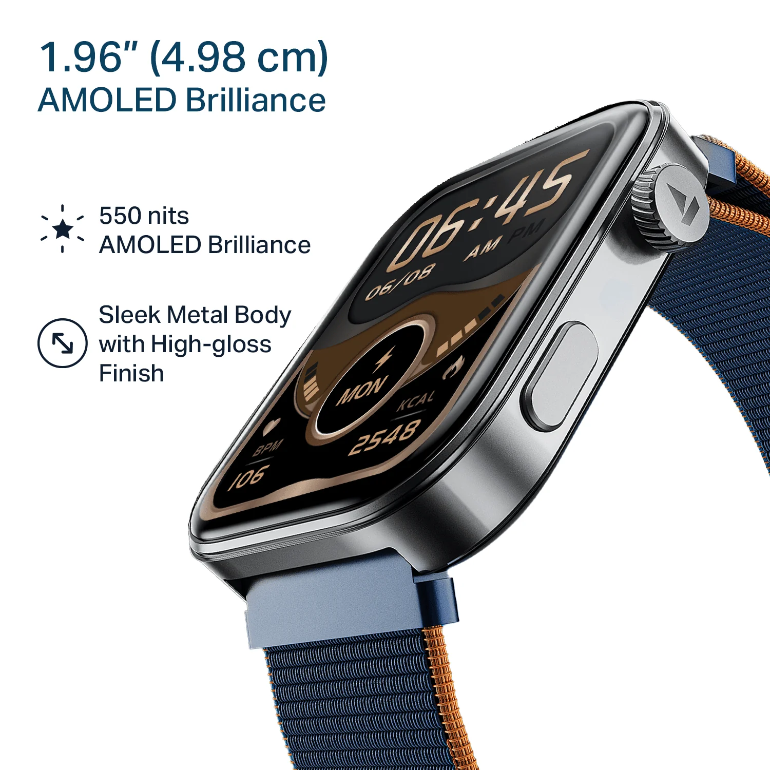 boAt Chrome Endeavour | Smartwatch with 1.96" AMOLED Display, AI Coach, Auto Activity Detection & Turn-by-Turn Navigation - Image 28