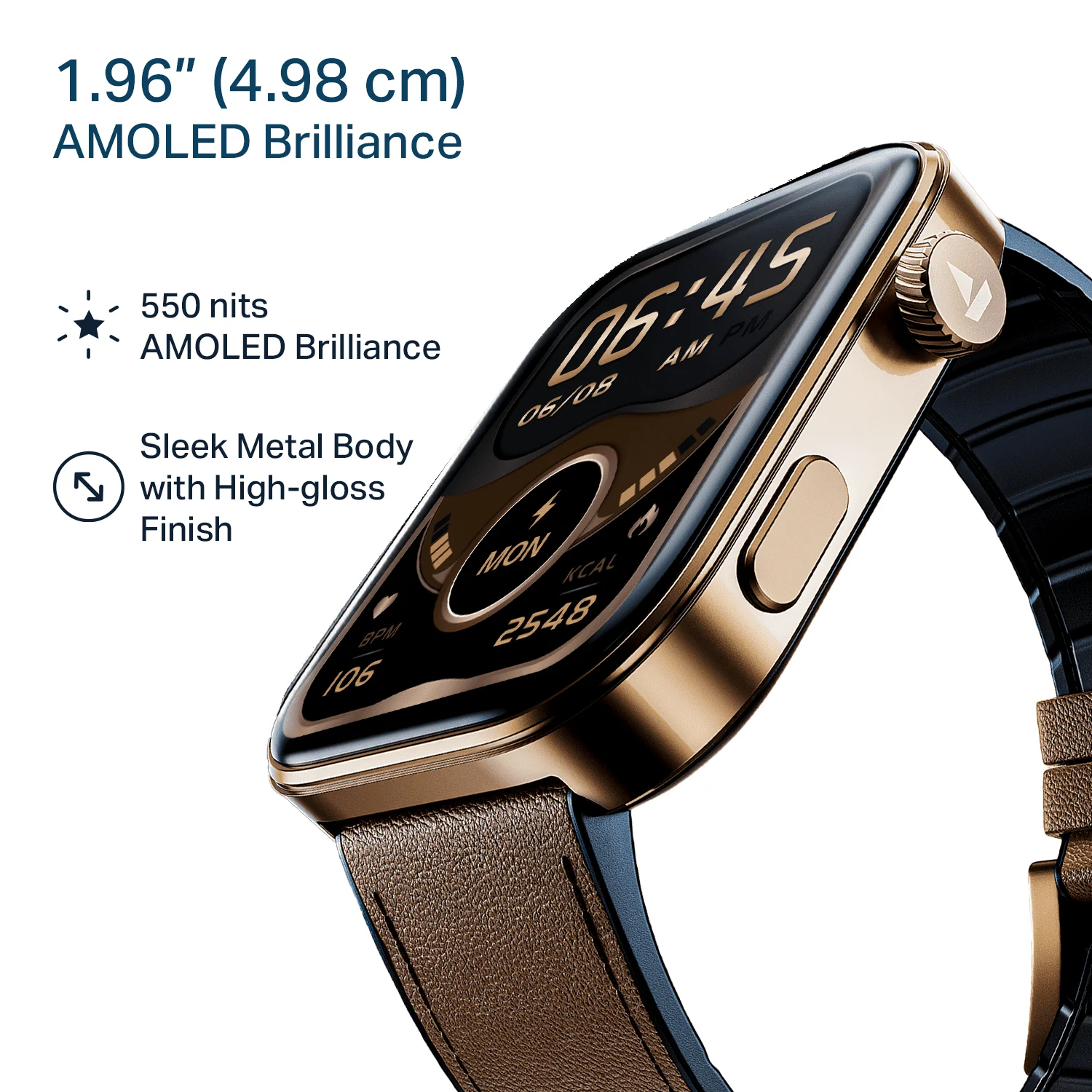 boAt Chrome Endeavour | Smartwatch with 1.96" AMOLED Display, AI Coach, Auto Activity Detection & Turn-by-Turn Navigation - Image 35