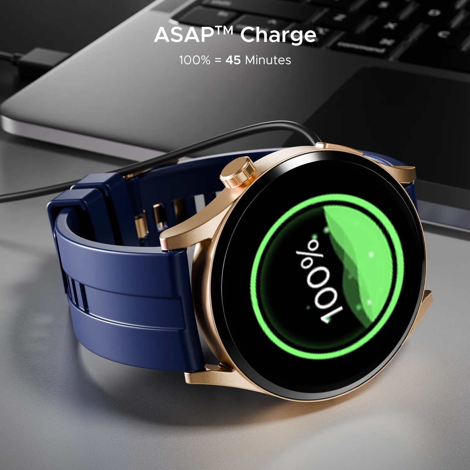 boAt Chrome Horizon | Smartwatch with 1.51" AMOLED Display, Premium Metal Built, VO2 Max, Video Watch Face, Functional Crown - Image 26