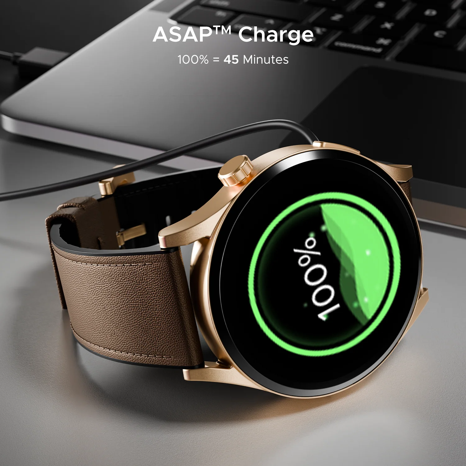 boAt Chrome Horizon | Smartwatch with 1.51" AMOLED Display, Premium Metal Built, VO2 Max, Video Watch Face, Functional Crown - Image 35