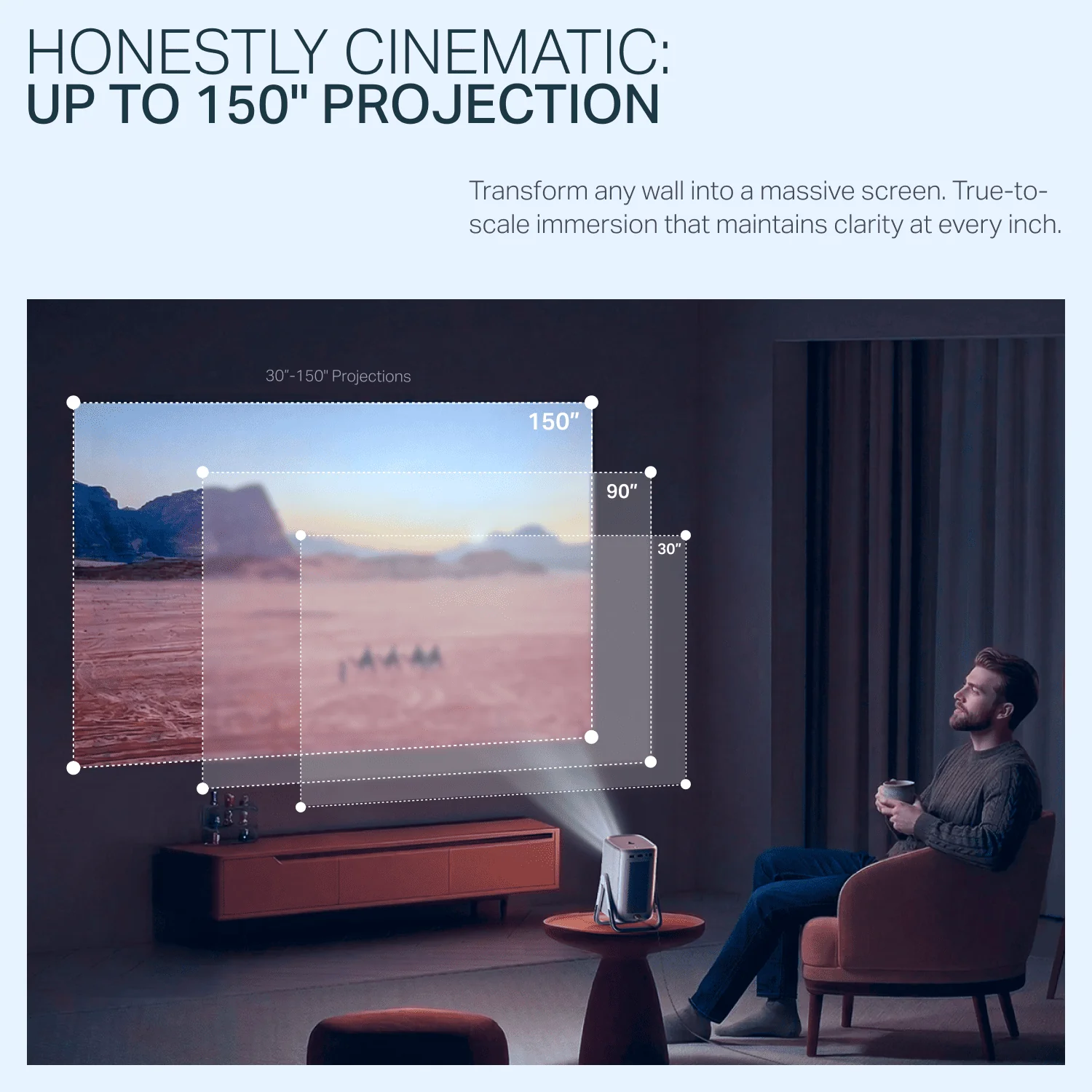 boAt Cinehead M1 | Full HD Smart Projector with Android 12 and Up to 150” Big-Screen Viewing - Image 5