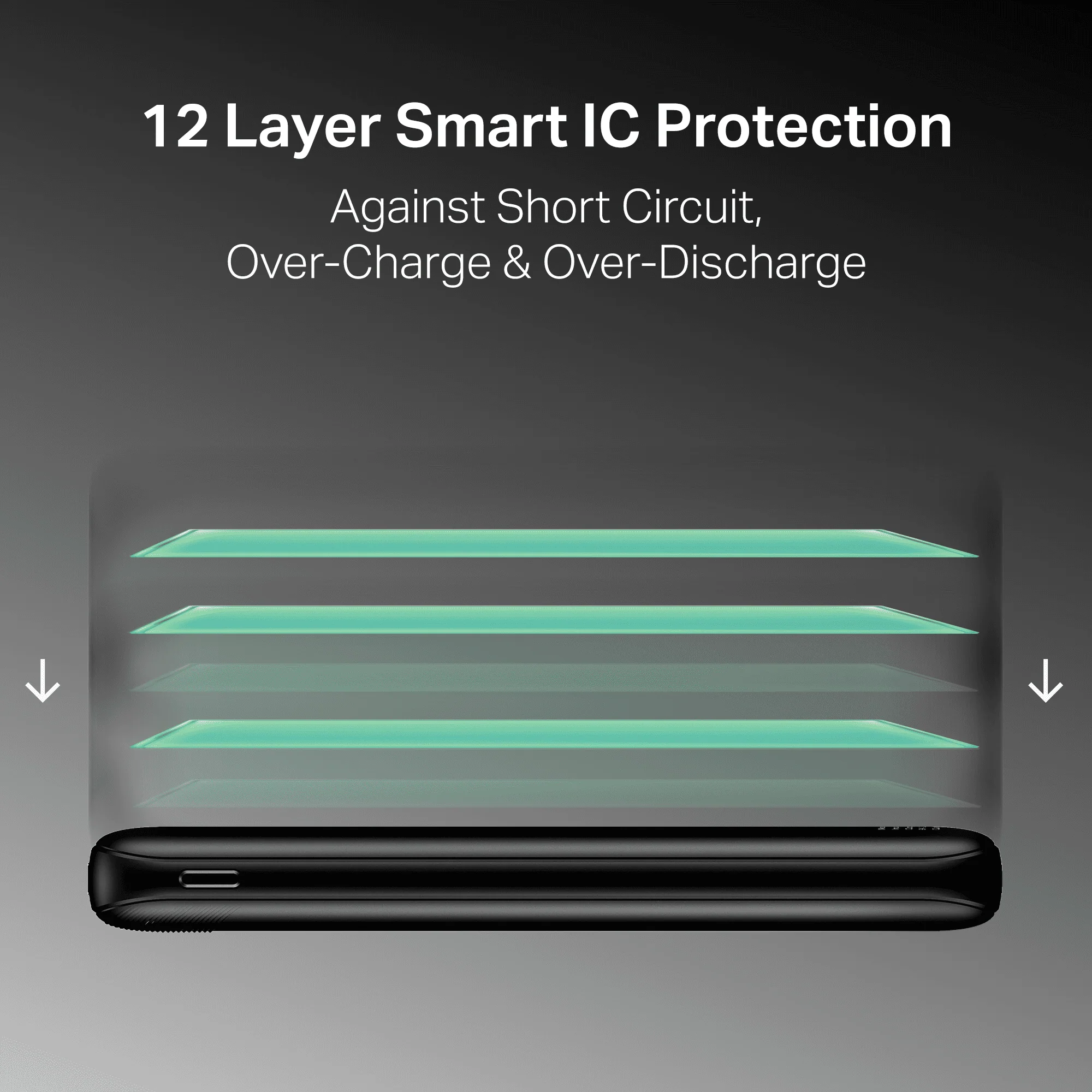 Energyshroom PB300 Activ | Powerbank with 22.5W Fast Charging, 10,000mAh, 12-Layer Smart IC Protection, 3 output ports - Image 11