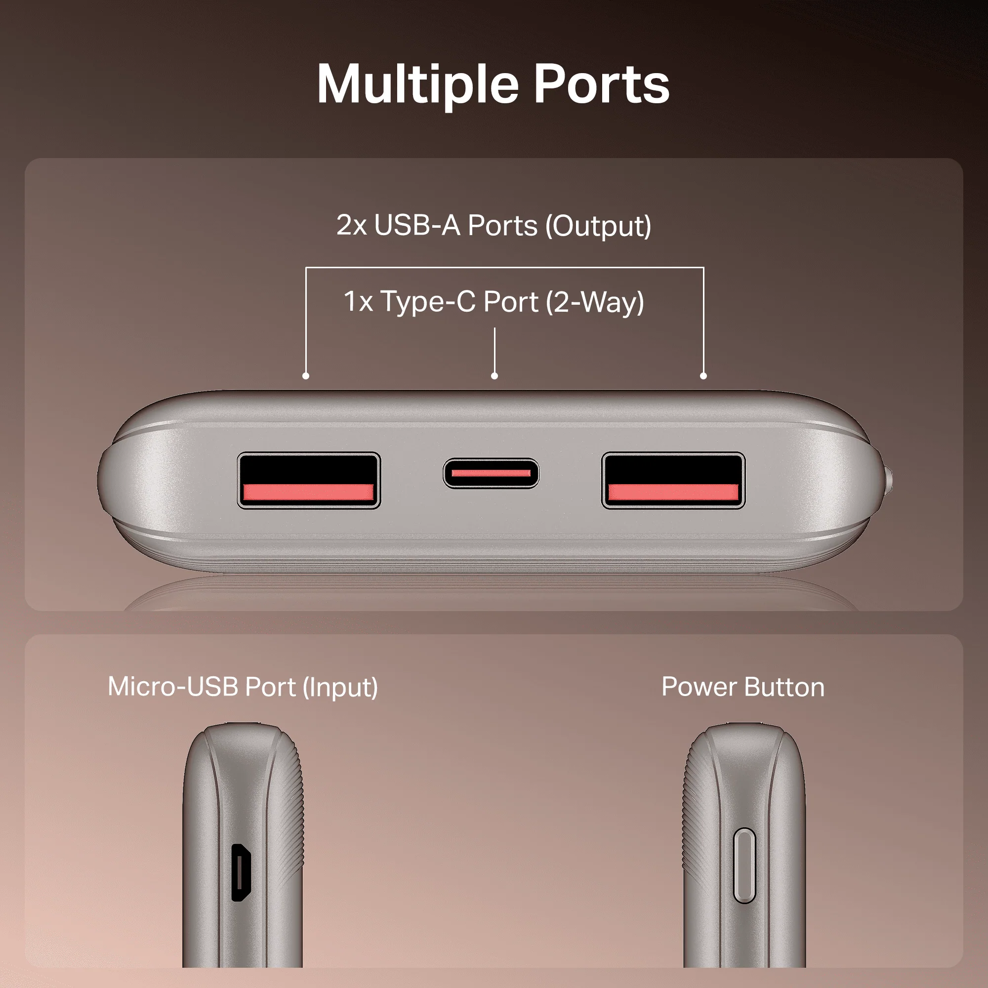 Energyshroom PB300 Activ | Powerbank with 22.5W Fast Charging, 10,000mAh, 12-Layer Smart IC Protection, 3 output ports - Image 17