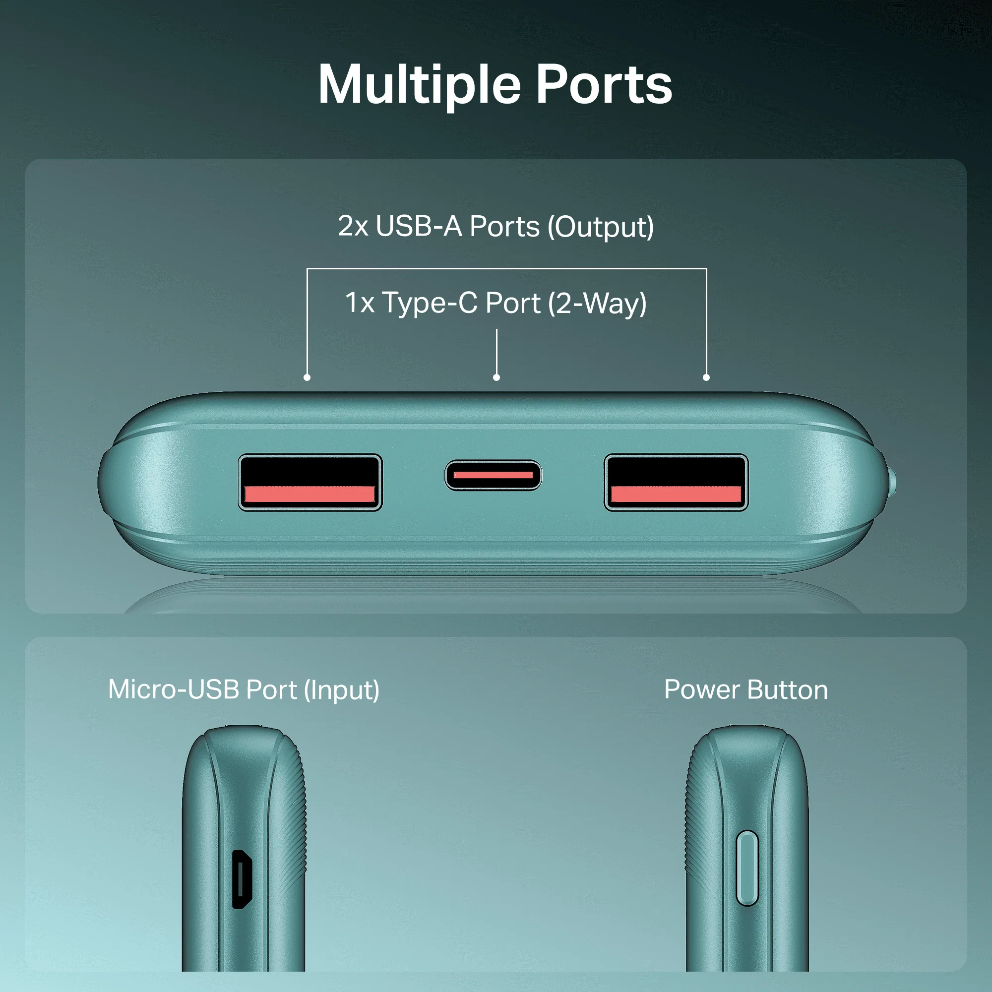 Energyshroom PB300 Activ | Powerbank with 22.5W Fast Charging, 10,000mAh, 12-Layer Smart IC Protection, 3 output ports - Image 25