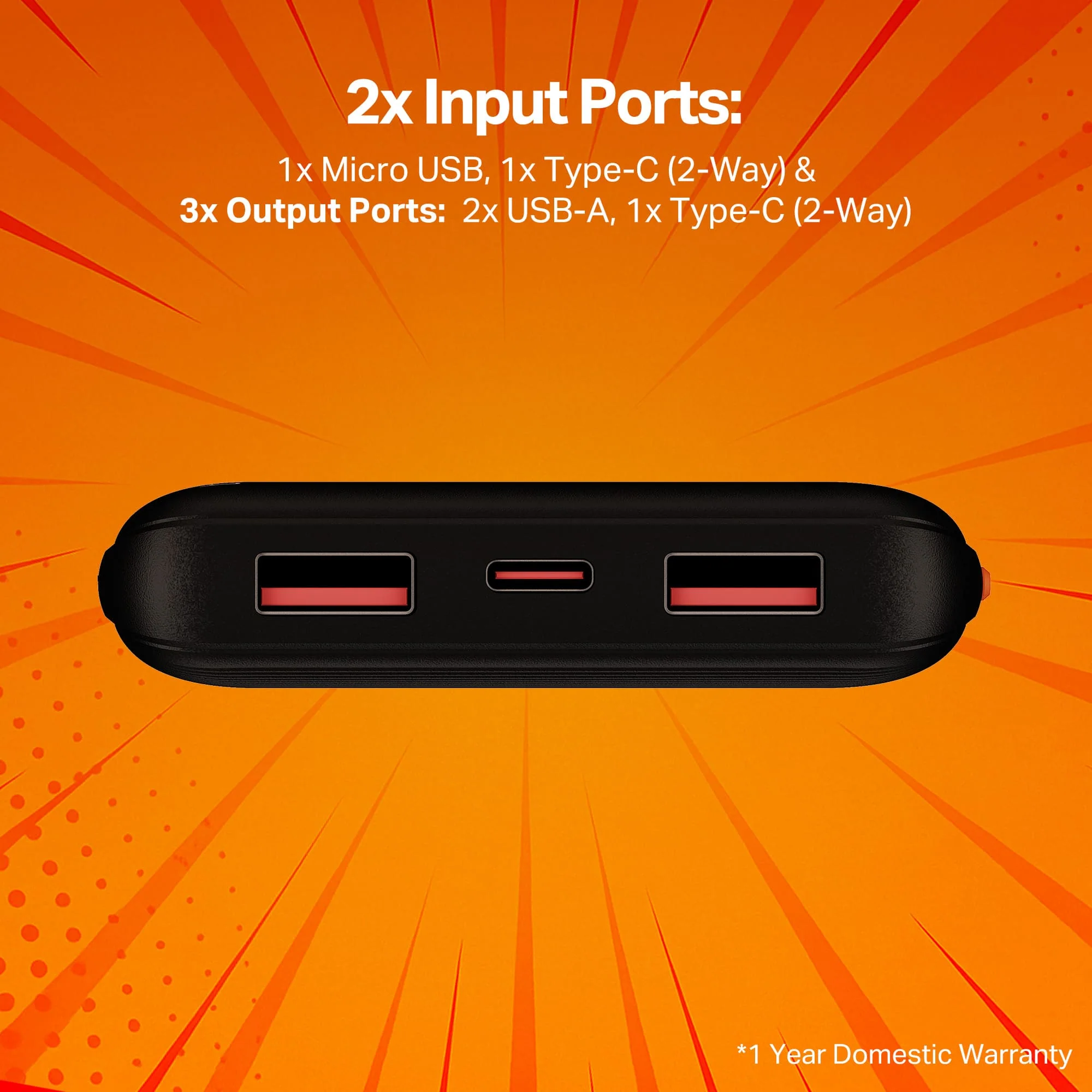 Energyshroom PB300 SPL (Naruto Edition)| Powerbank with 22.5W Fast Charging, 10,000mAh, 12-Layer Protection, 3 Output Ports - Image 3