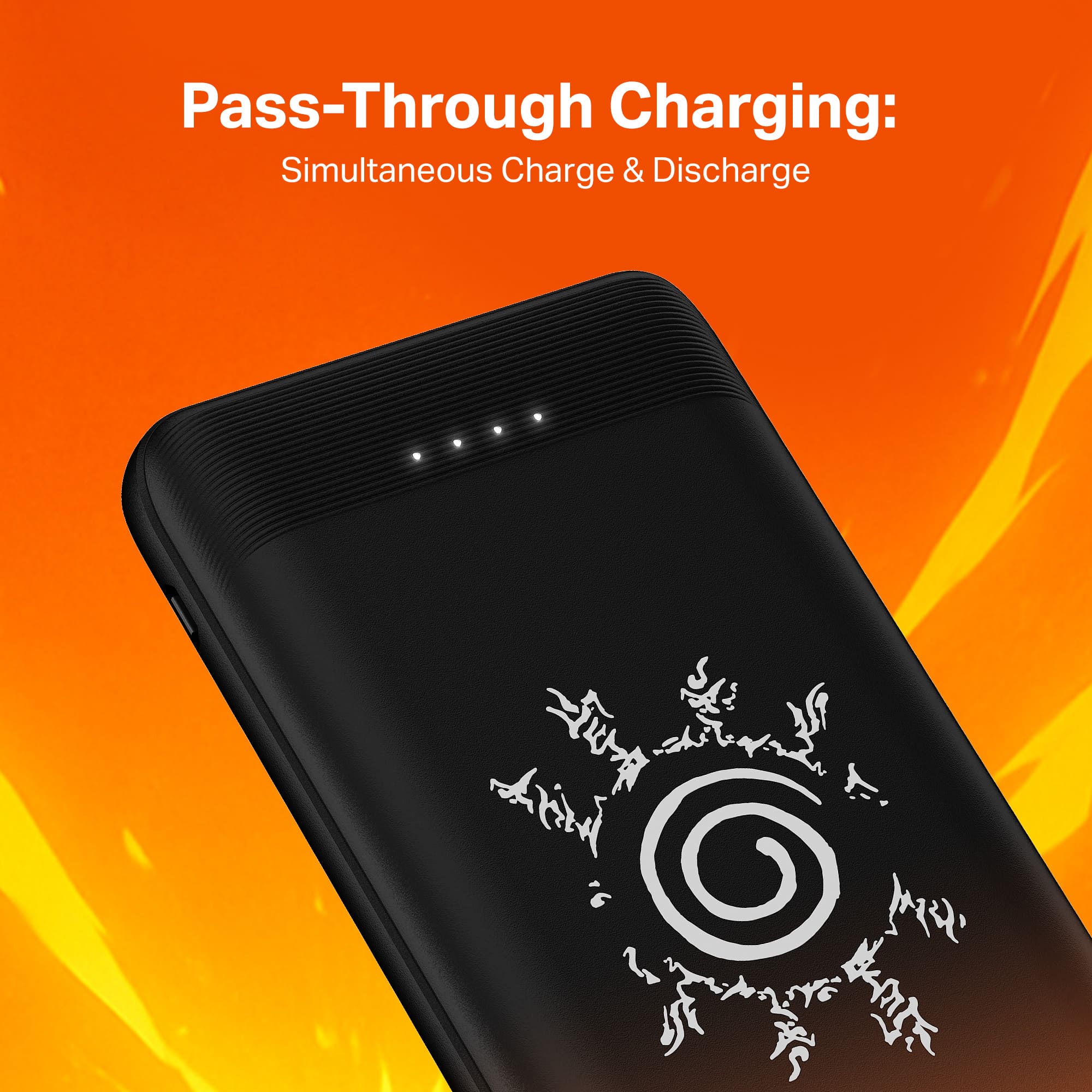 Energyshroom PB300 SPL (Naruto Edition)| Powerbank with 22.5W Fast Charging, 10,000mAh, 12-Layer Protection, 3 Output Ports - Image 5