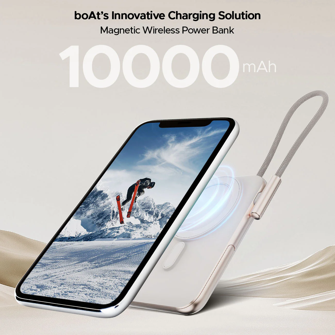 boAt EnergyShroom PB330  Magnacharge | 10000mAh magnetic wireless power bank with 15 W wireless charging, LED battery display, 12 Layer Smart IC Protection - Image 11