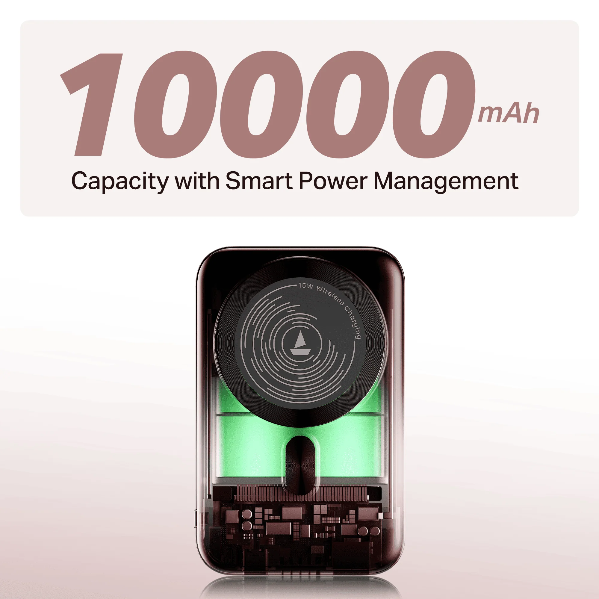 Energyshroom PB331 Magnacharge | Powerbank with 22.5W Fast Charging, 10,000mAh, 15W Magnetic Wireless Charging, 12-Layer Smart IC Protection, 3 Output Ports - Image 10