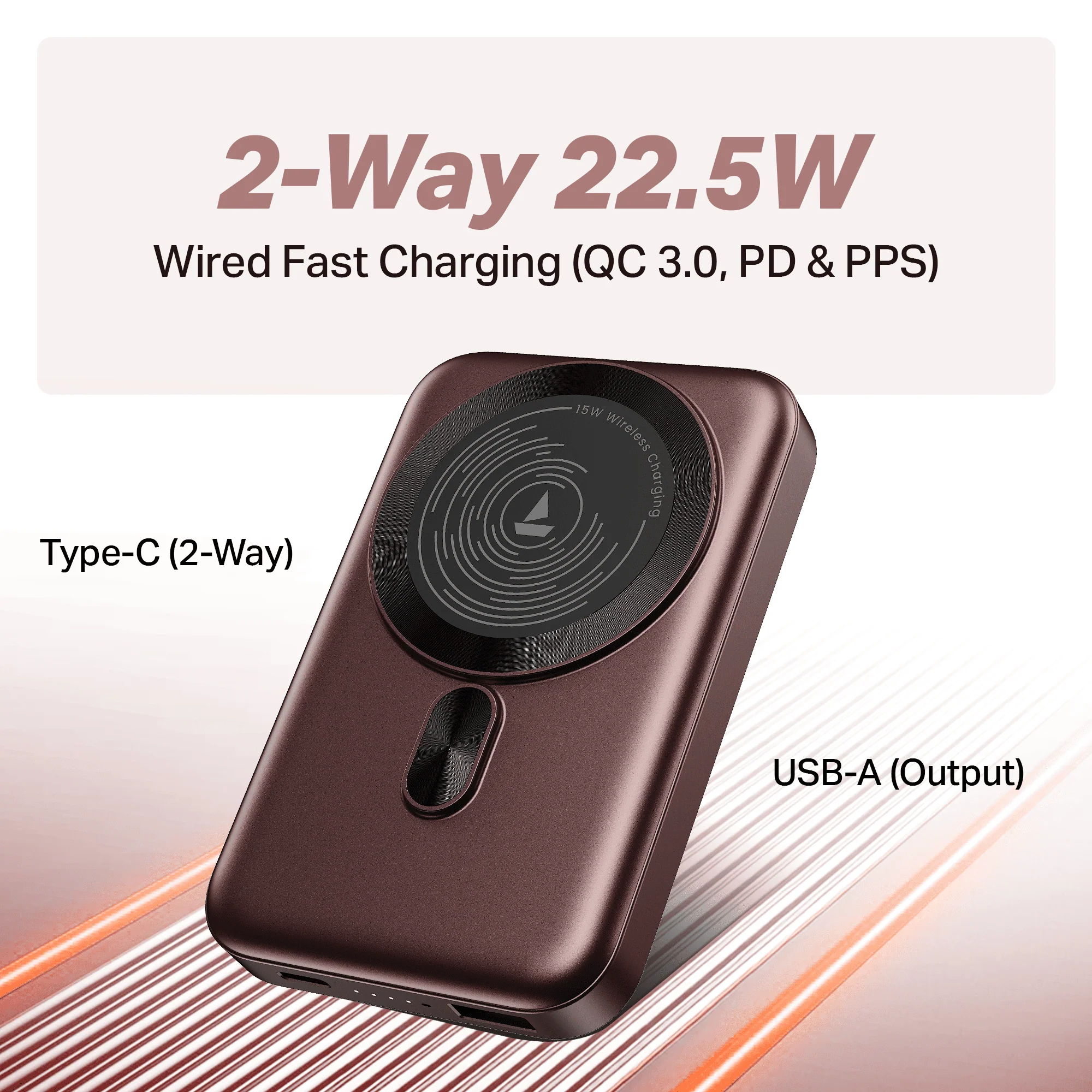 Energyshroom PB331 Magnacharge | Powerbank with 22.5W Fast Charging, 10,000mAh, 15W Magnetic Wireless Charging, 12-Layer Smart IC Protection, 3 Output Ports - Image 11